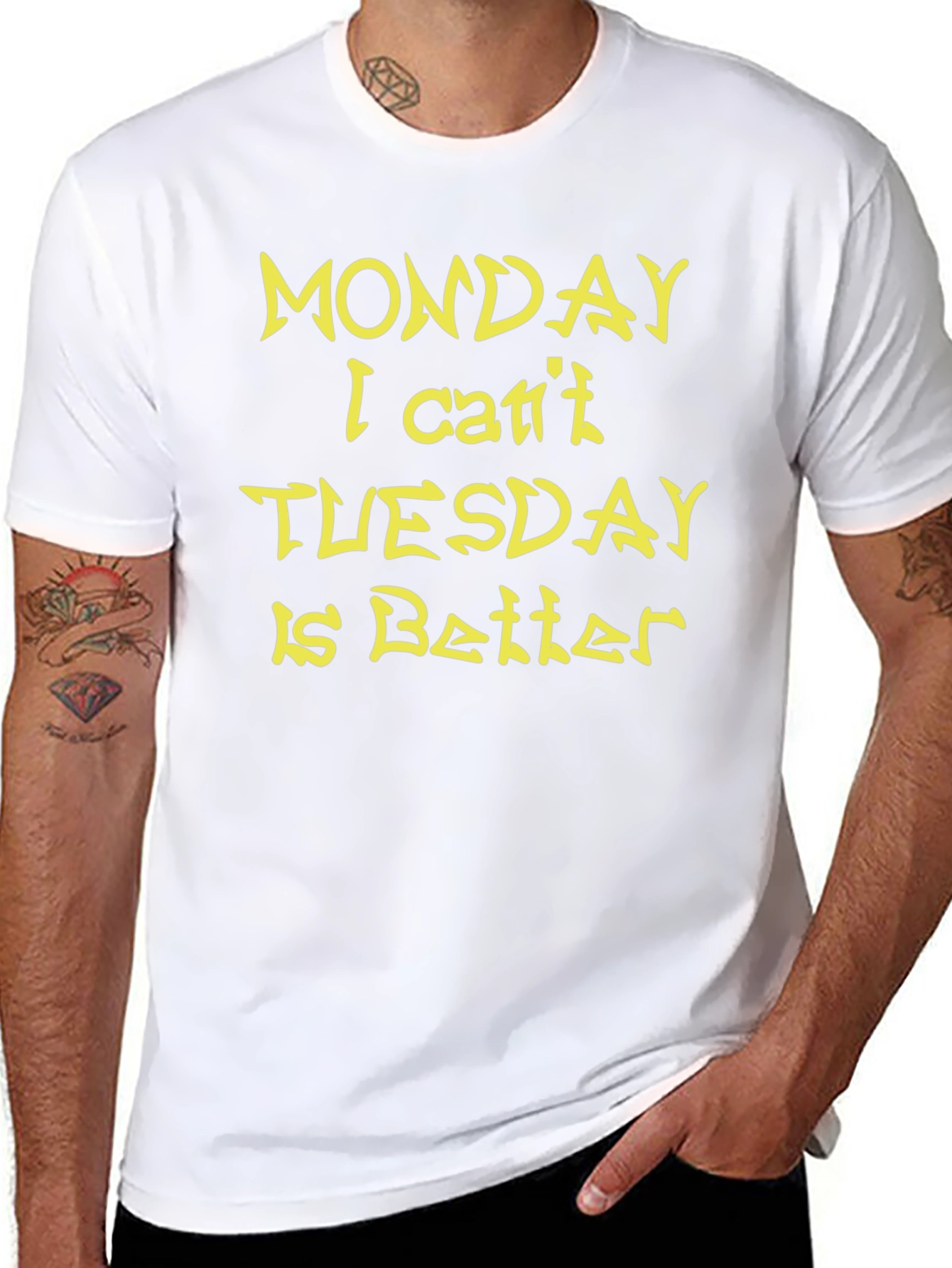 Funny Monday Tuesday Graphic Tee