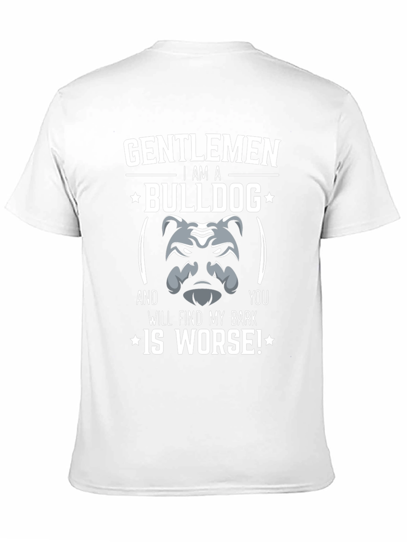 Gentlemen Bulldog Graphic Tee - Funny Dog Lover Shirt