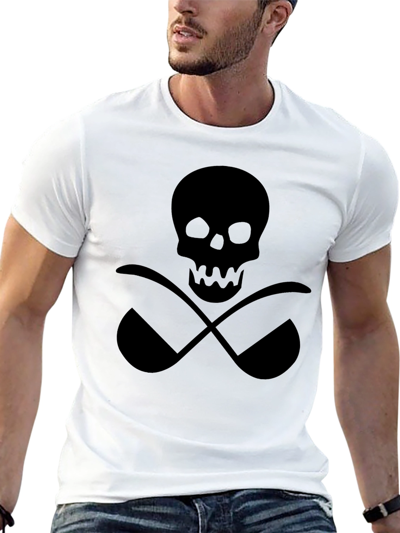 Skull & Spoons Graphic Tee - Chefs Humor