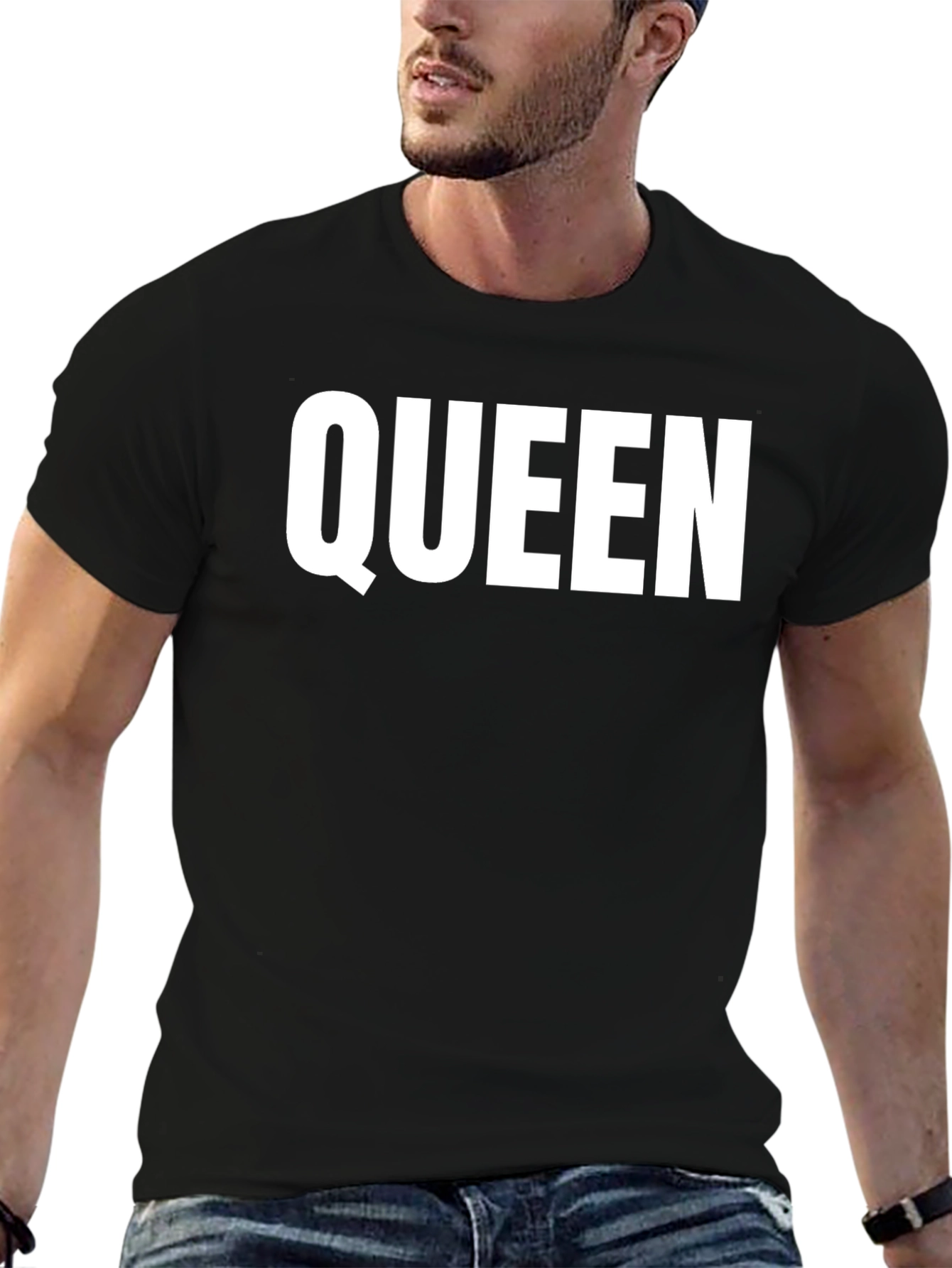 Queen Graphic T-Shirt - Black Casual Tee