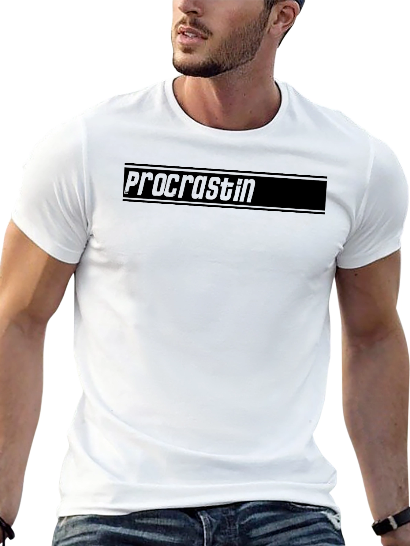 Procrastin Black T-Shirt