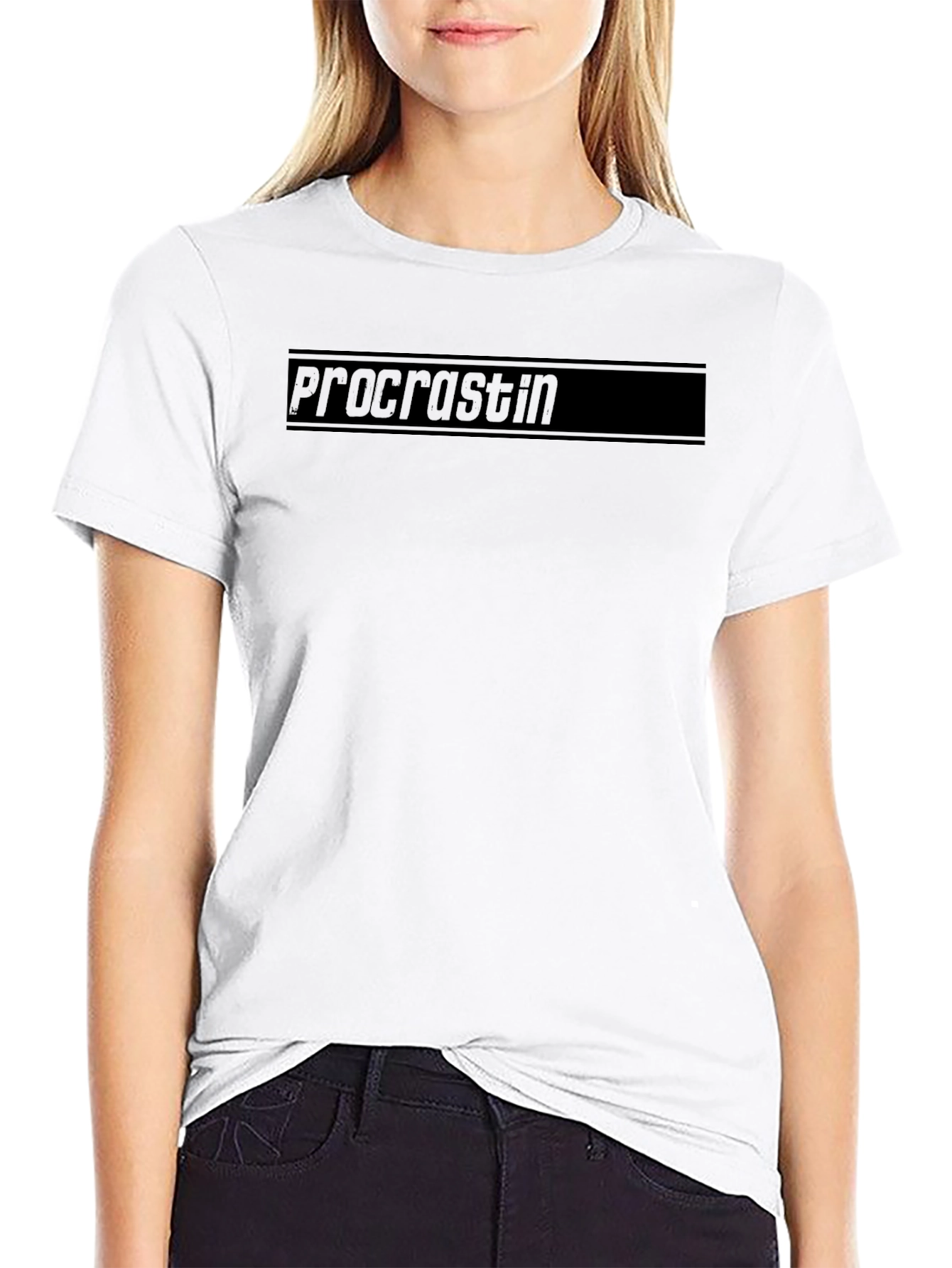 Procrastin Black T-Shirt