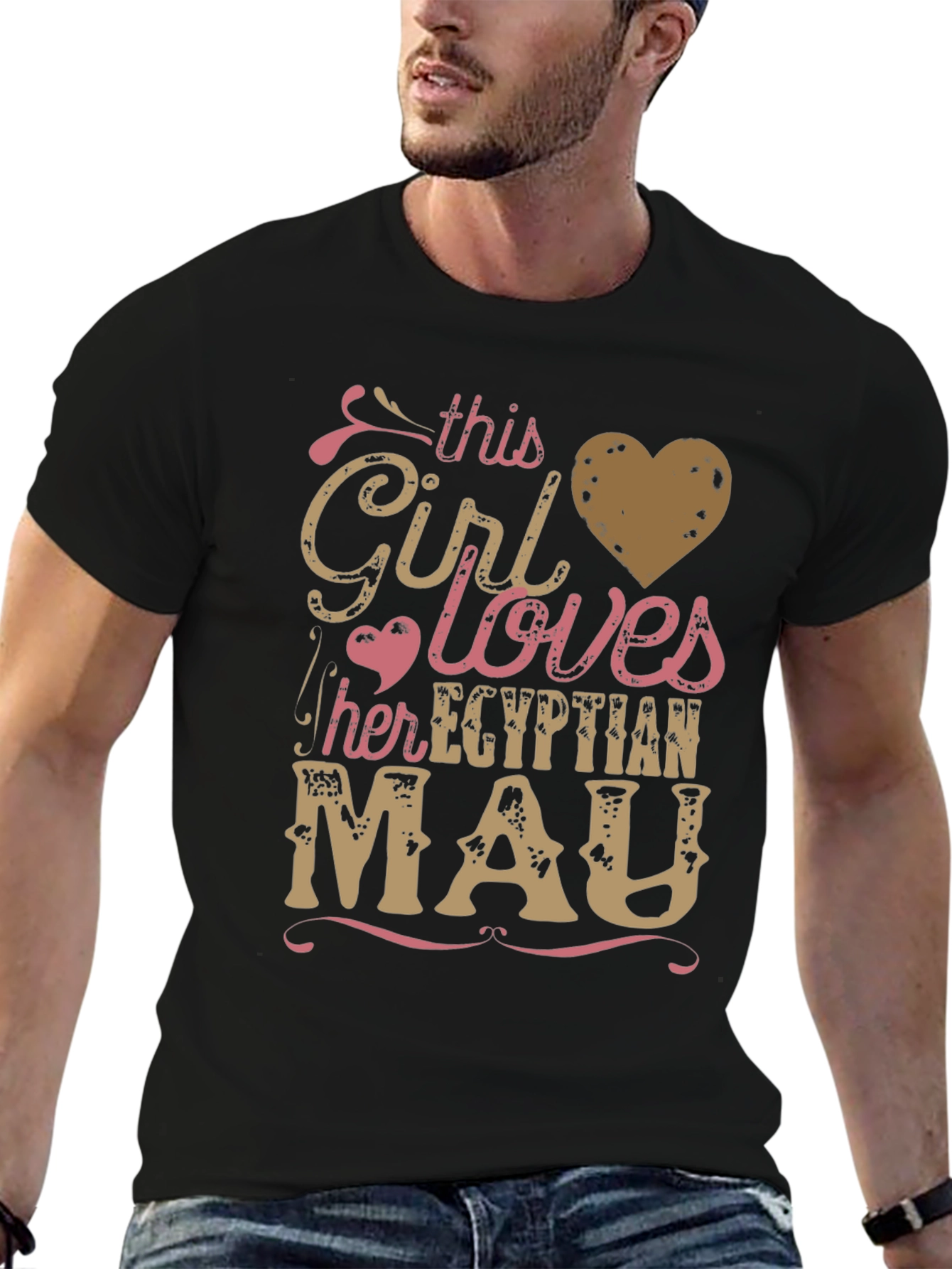 Girl Loves Egyptian Mau T-Shirt