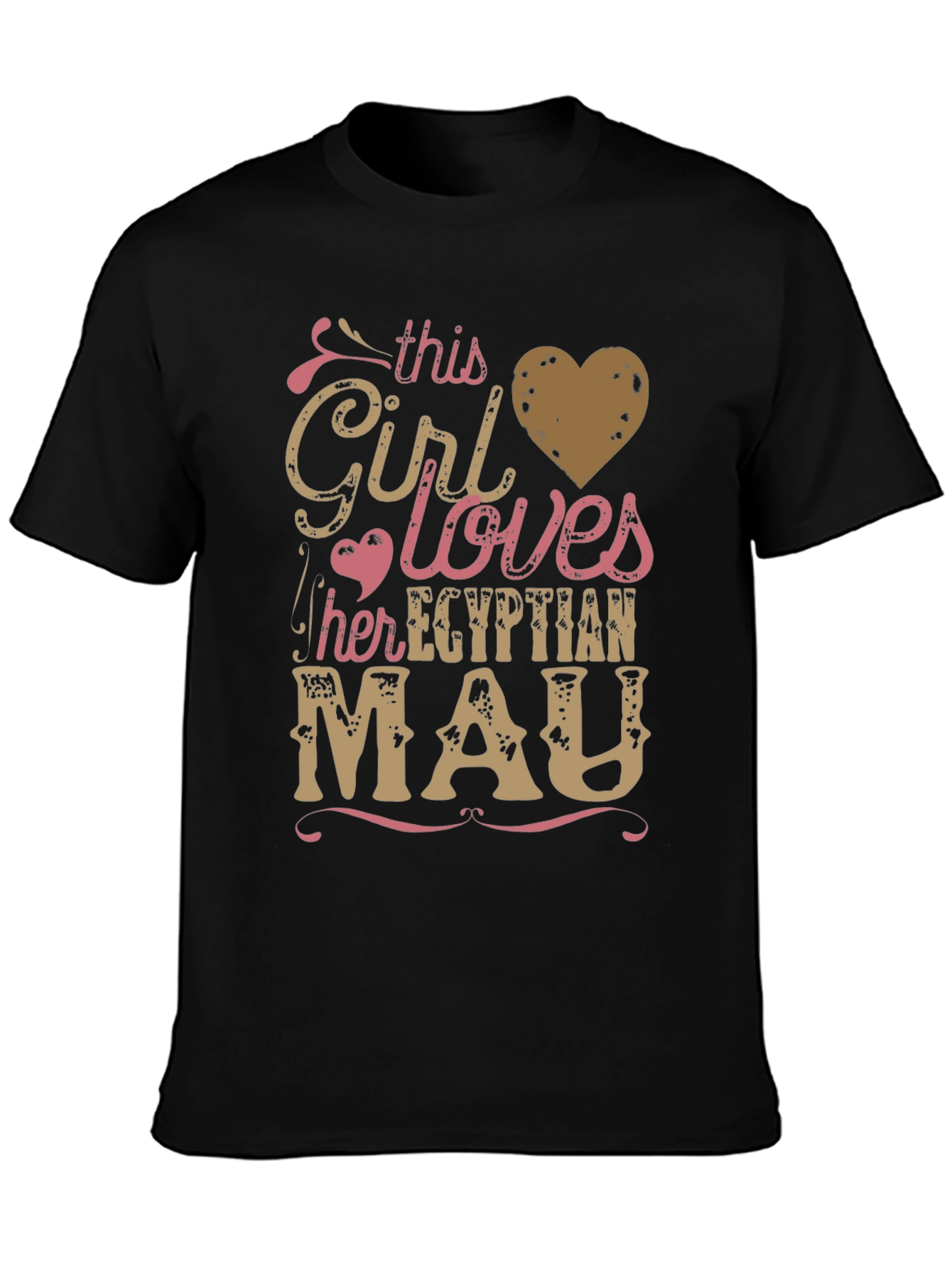 Girl Loves Egyptian Mau T-Shirt