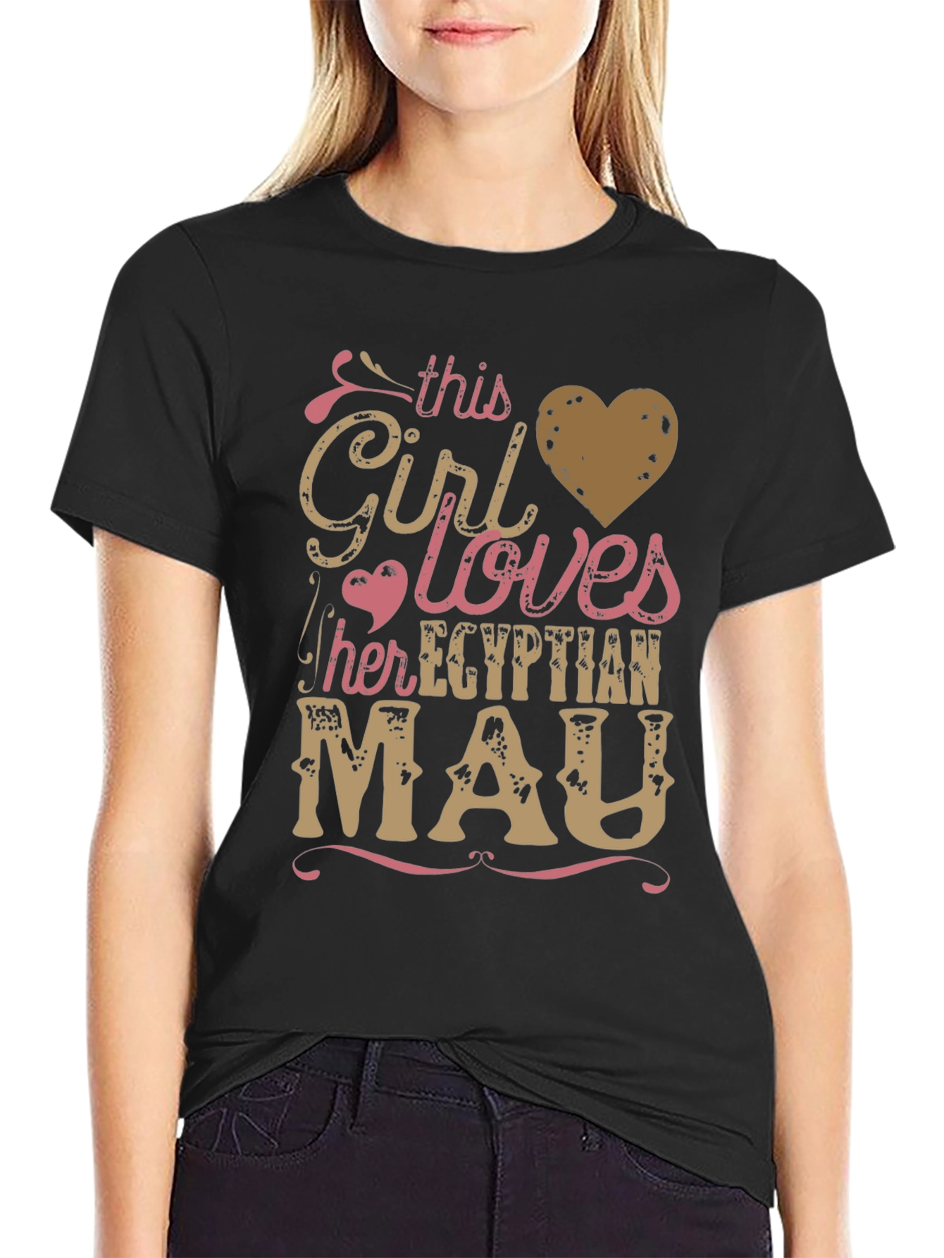 Girl Loves Egyptian Mau T-Shirt
