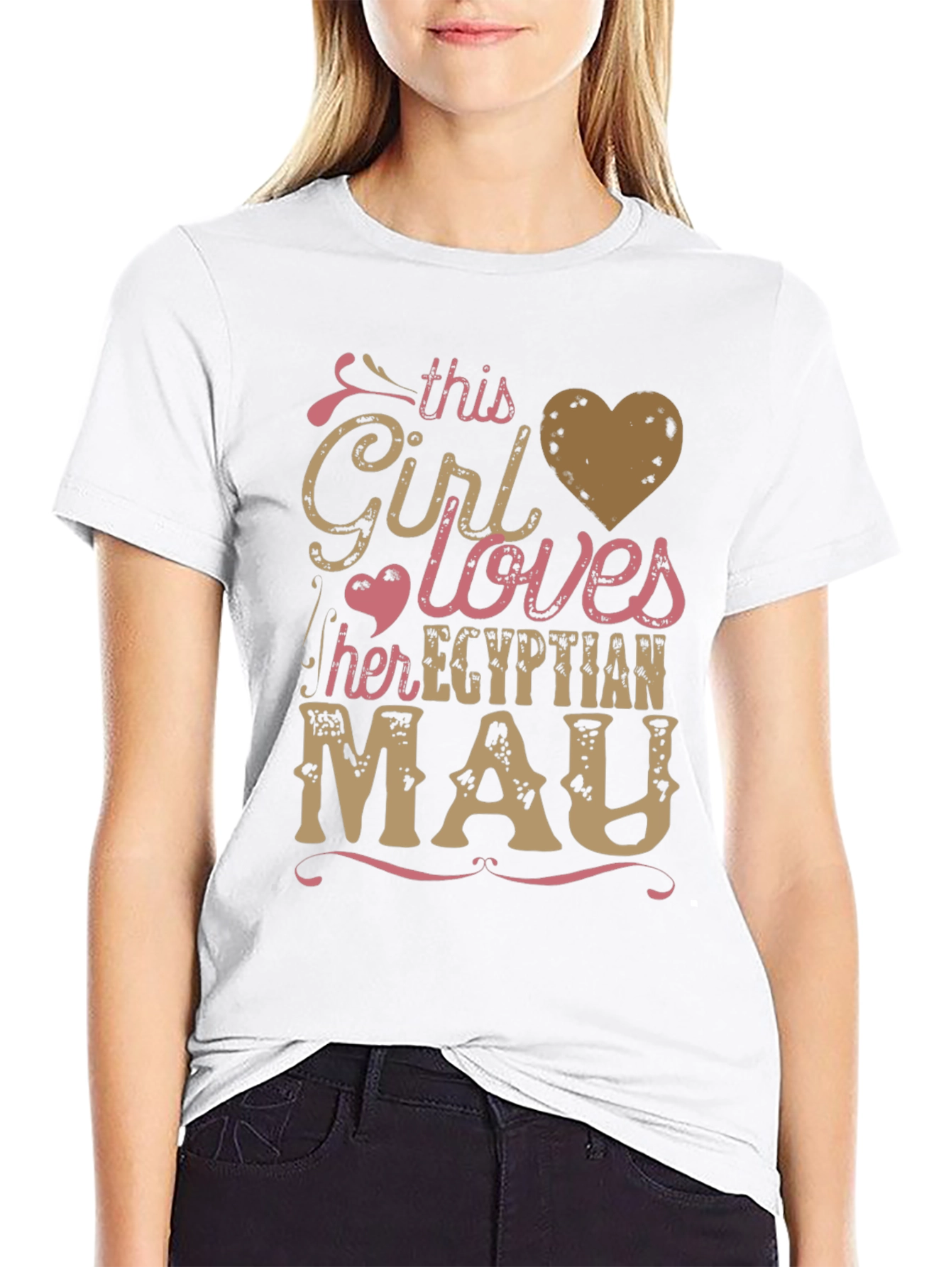 Girl Loves Egyptian Mau T-Shirt