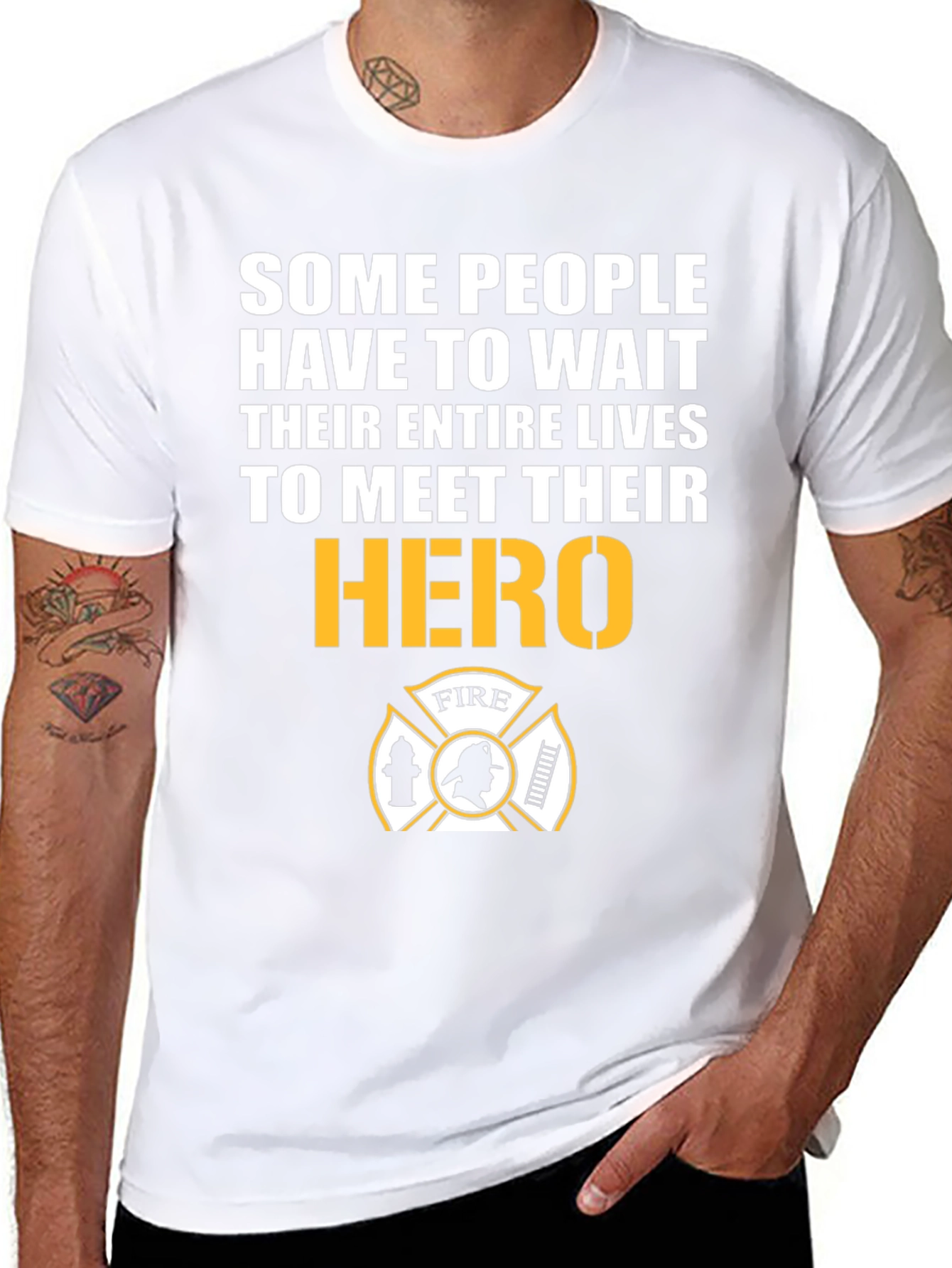 Firefighter Hero T-Shirt - Meet Your Hero