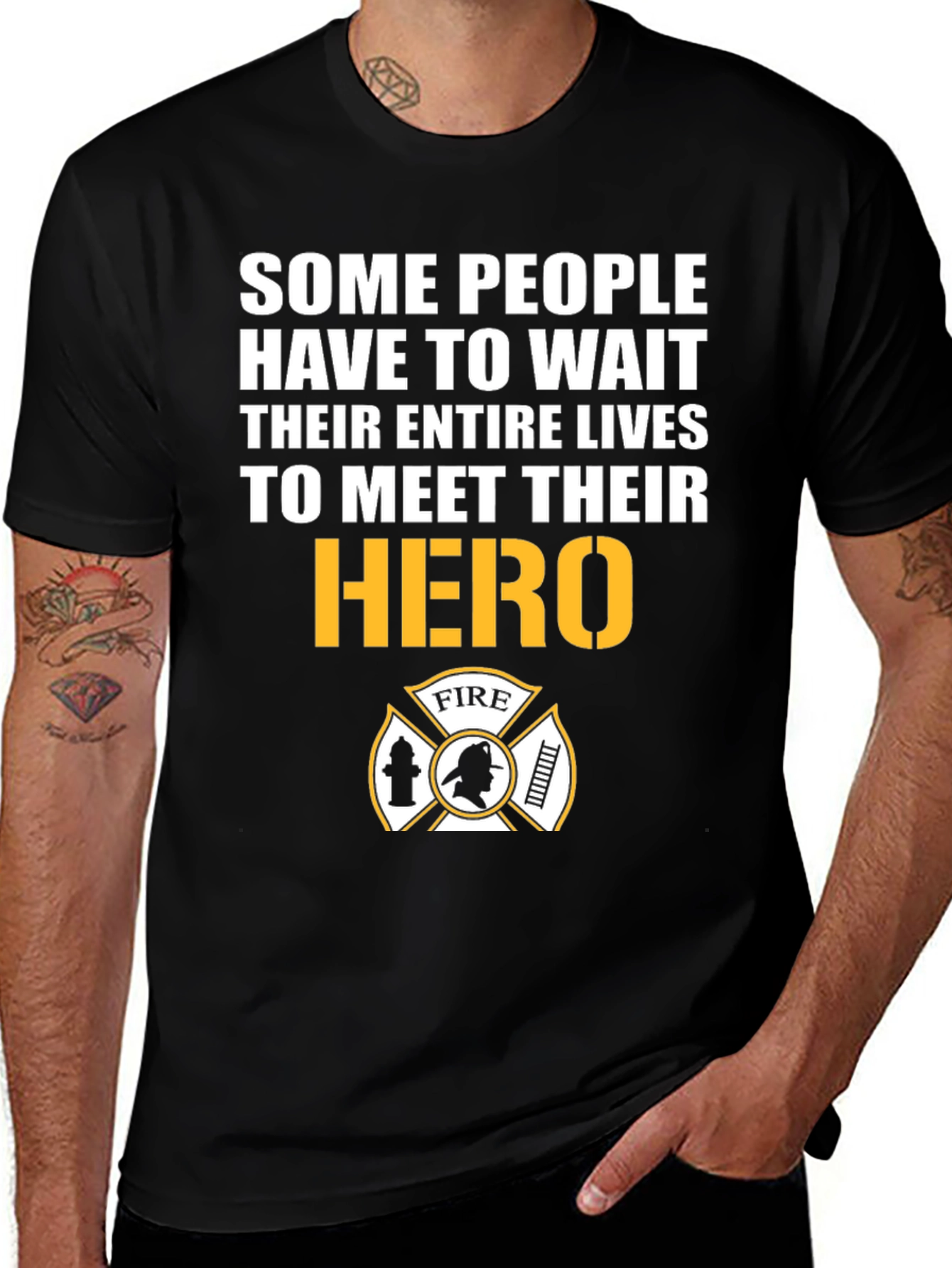 Firefighter Hero T-Shirt - Meet Your Hero