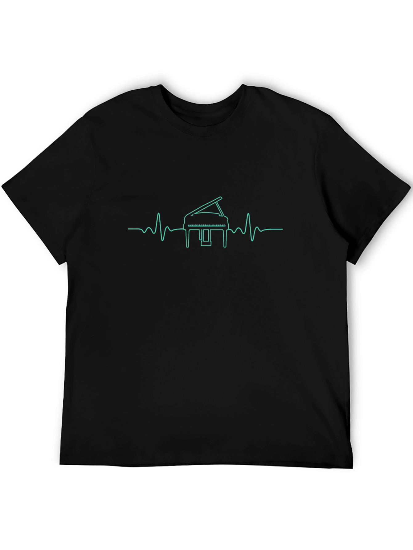 Piano Heartbeat Graphic Tee