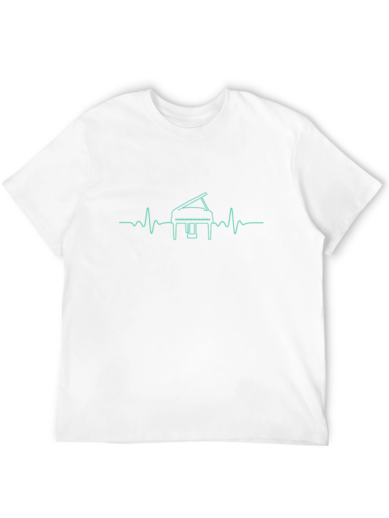 Piano Heartbeat Graphic Tee