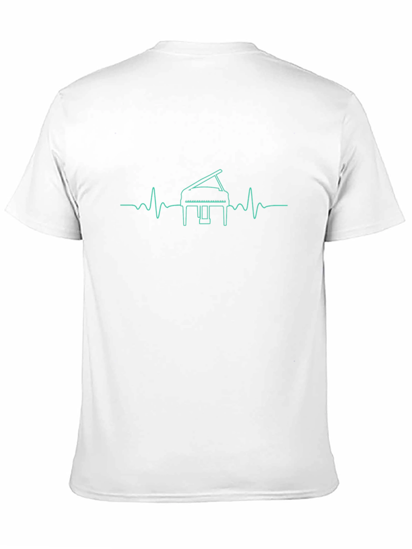 Piano Heartbeat Graphic Tee