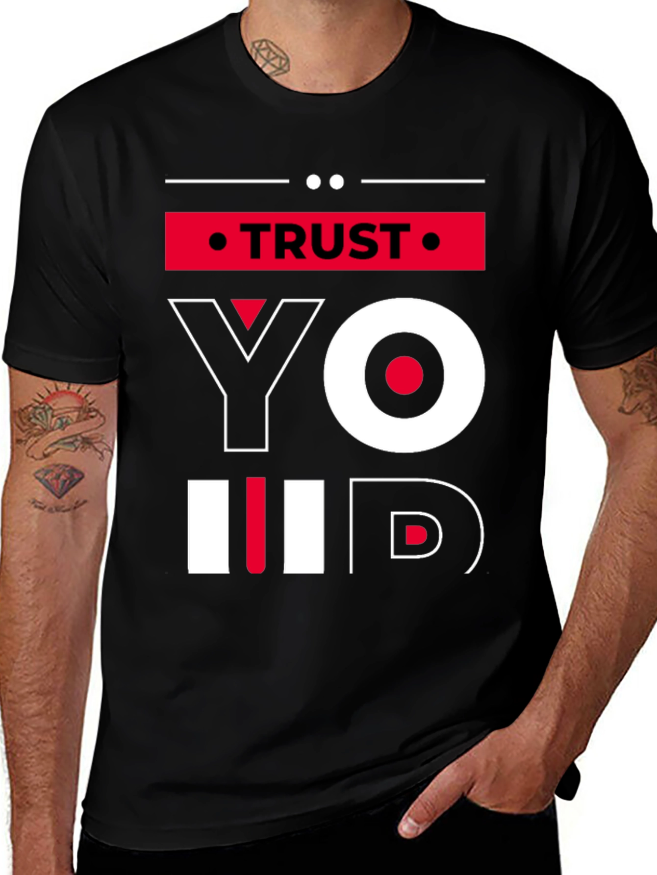Trust Your ID Graphic Print T-Shirt