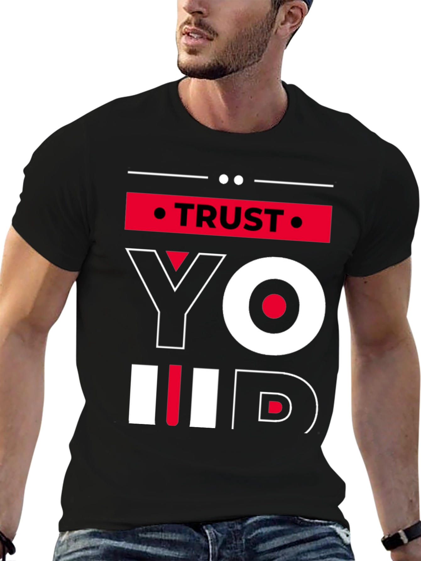 Trust Your ID Graphic Print T-Shirt