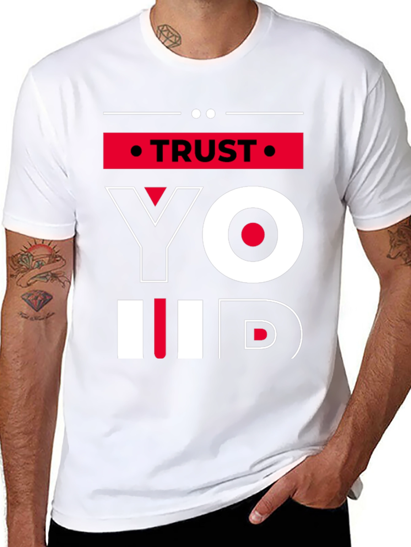 Trust Your ID Graphic Print T-Shirt