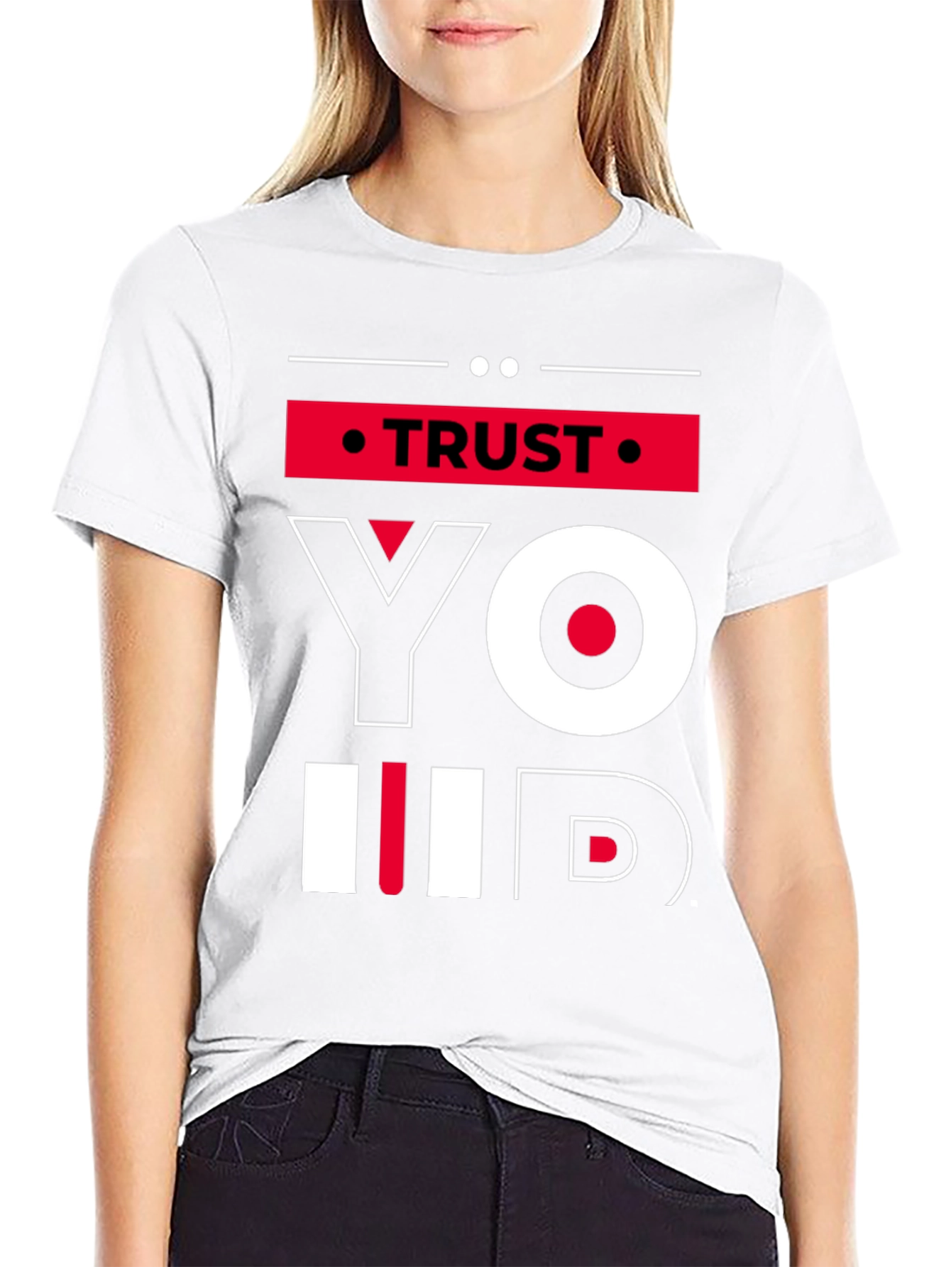Trust Your ID Graphic Print T-Shirt