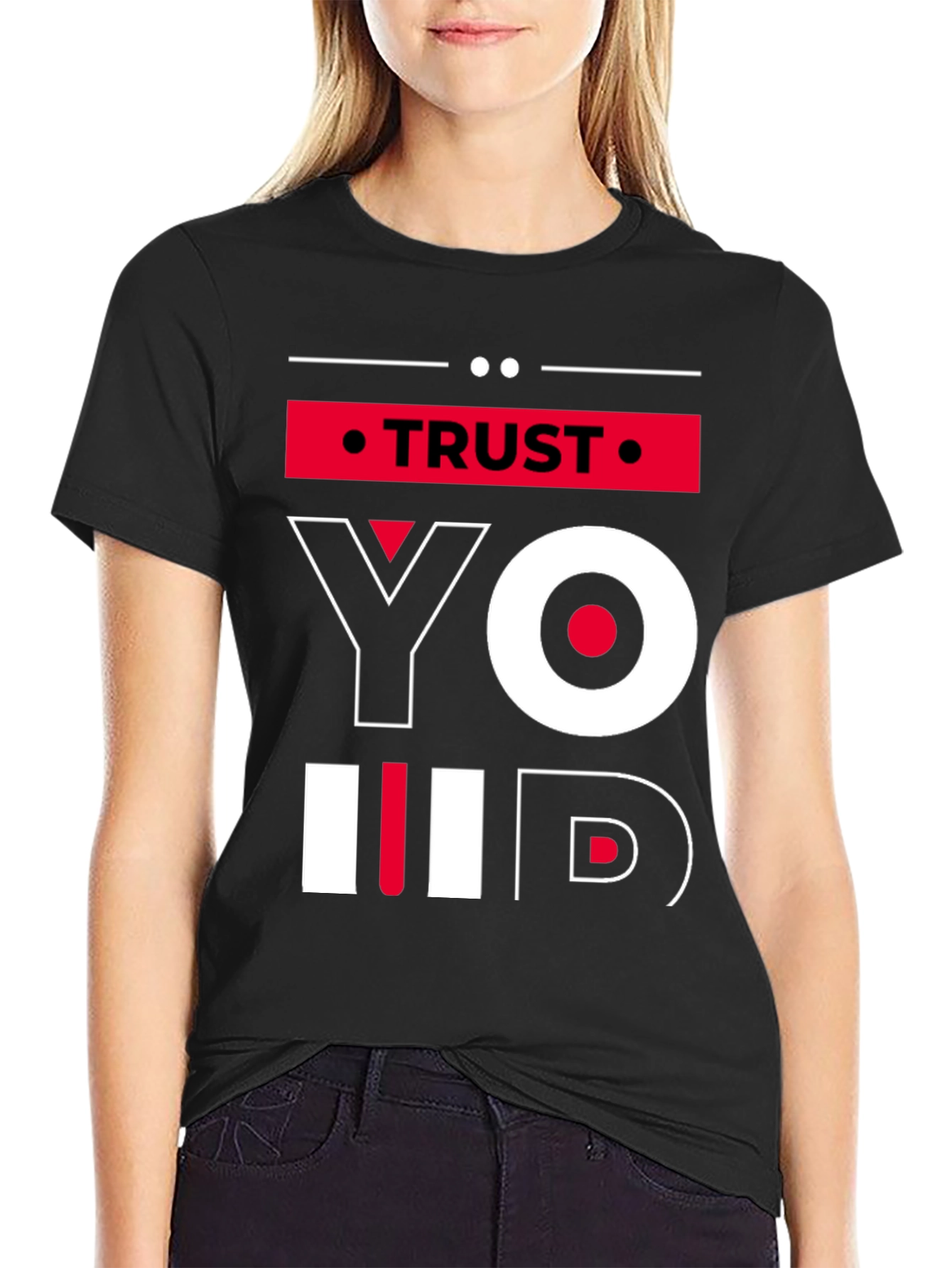 Trust Your ID Graphic Print T-Shirt