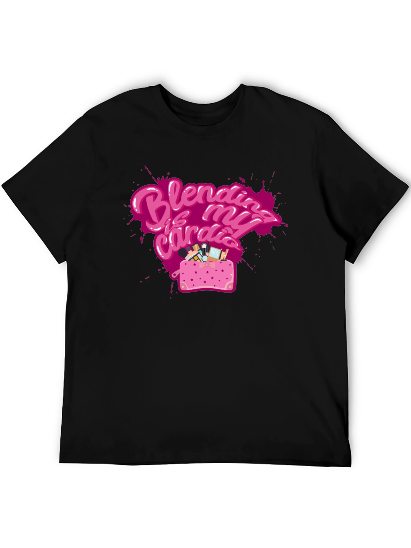 Blending is My Cardio Black T-Shirt