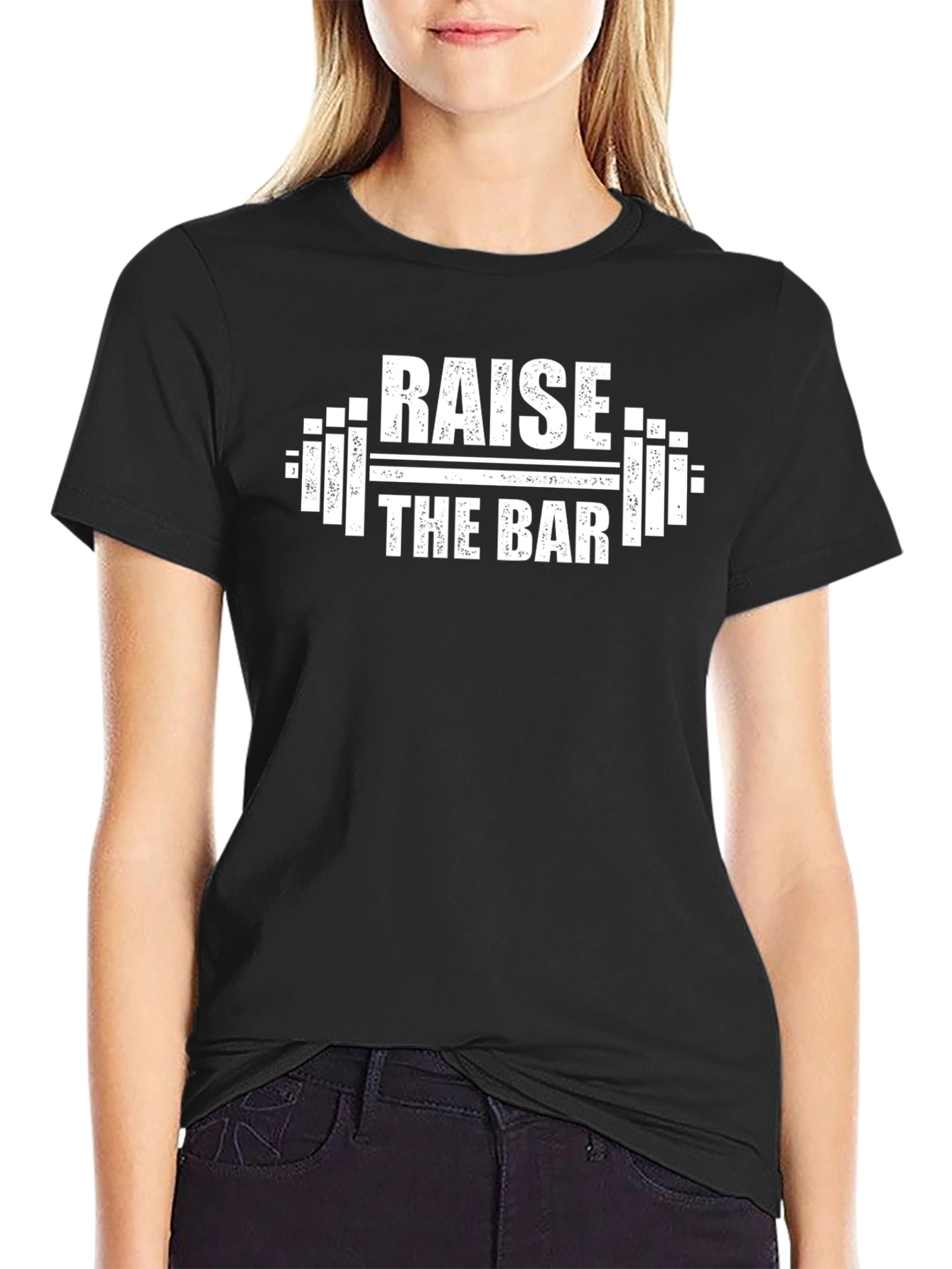 Raise the Bar Graphic T-Shirt - Black