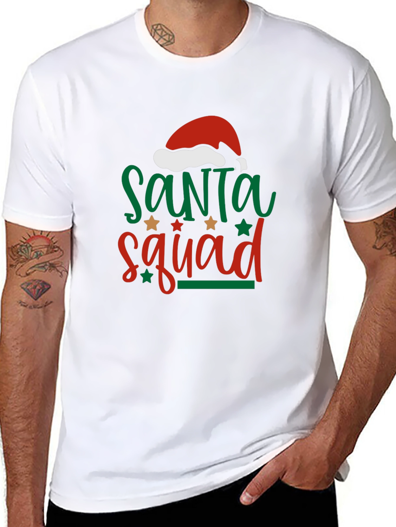 Santa Squad Christmas T-Shirt