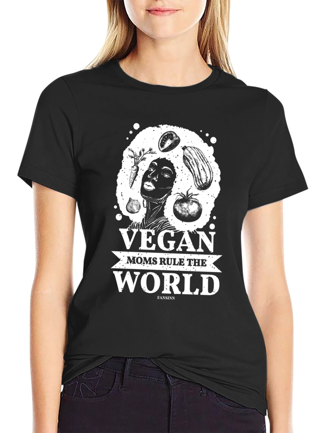 Vegan Moms Rule the World T-Shirt