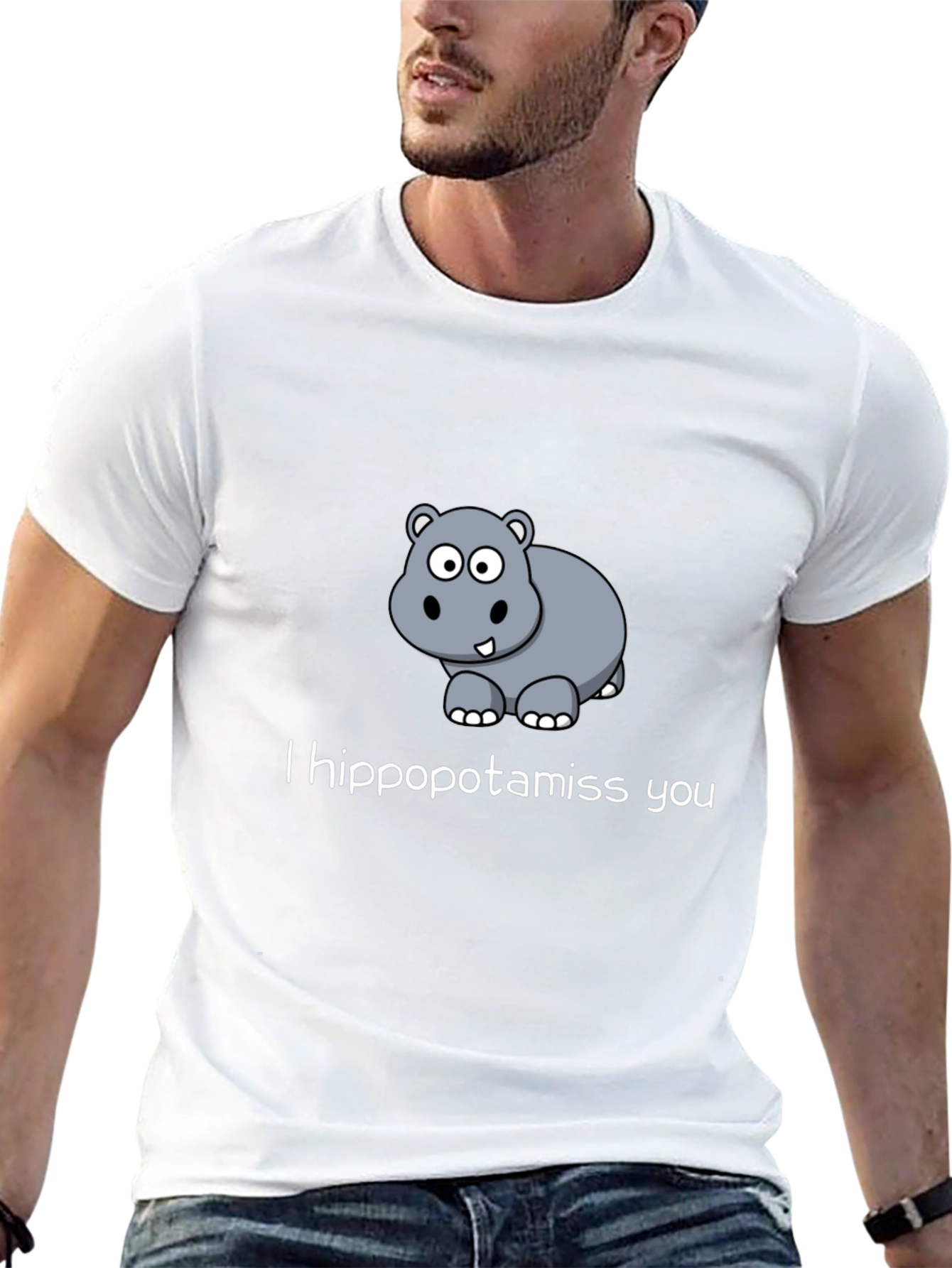 I Hippopotamiss You - Graphic T-Shirt