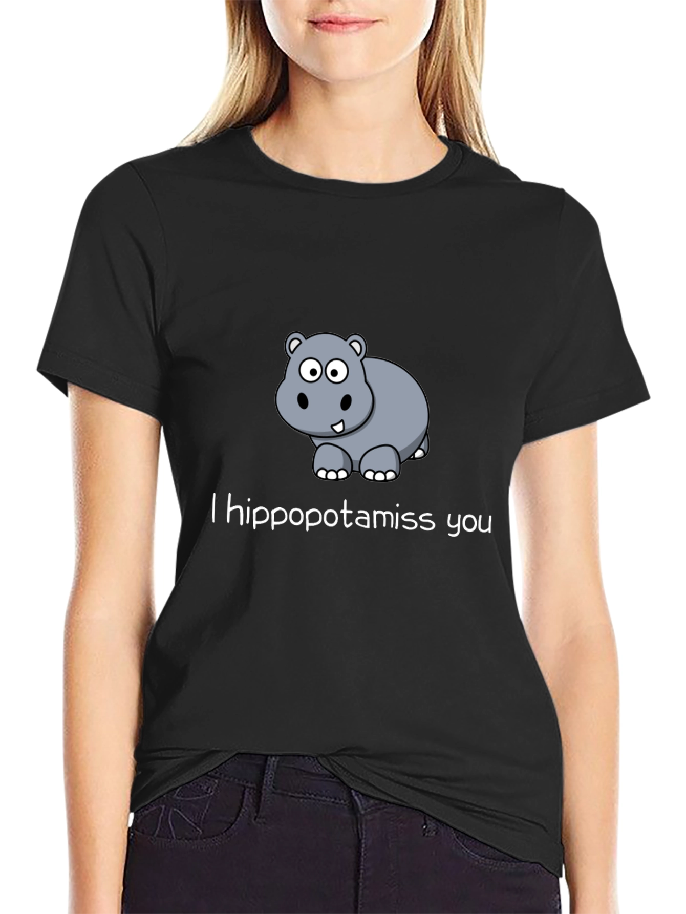 I Hippopotamiss You - Graphic T-Shirt