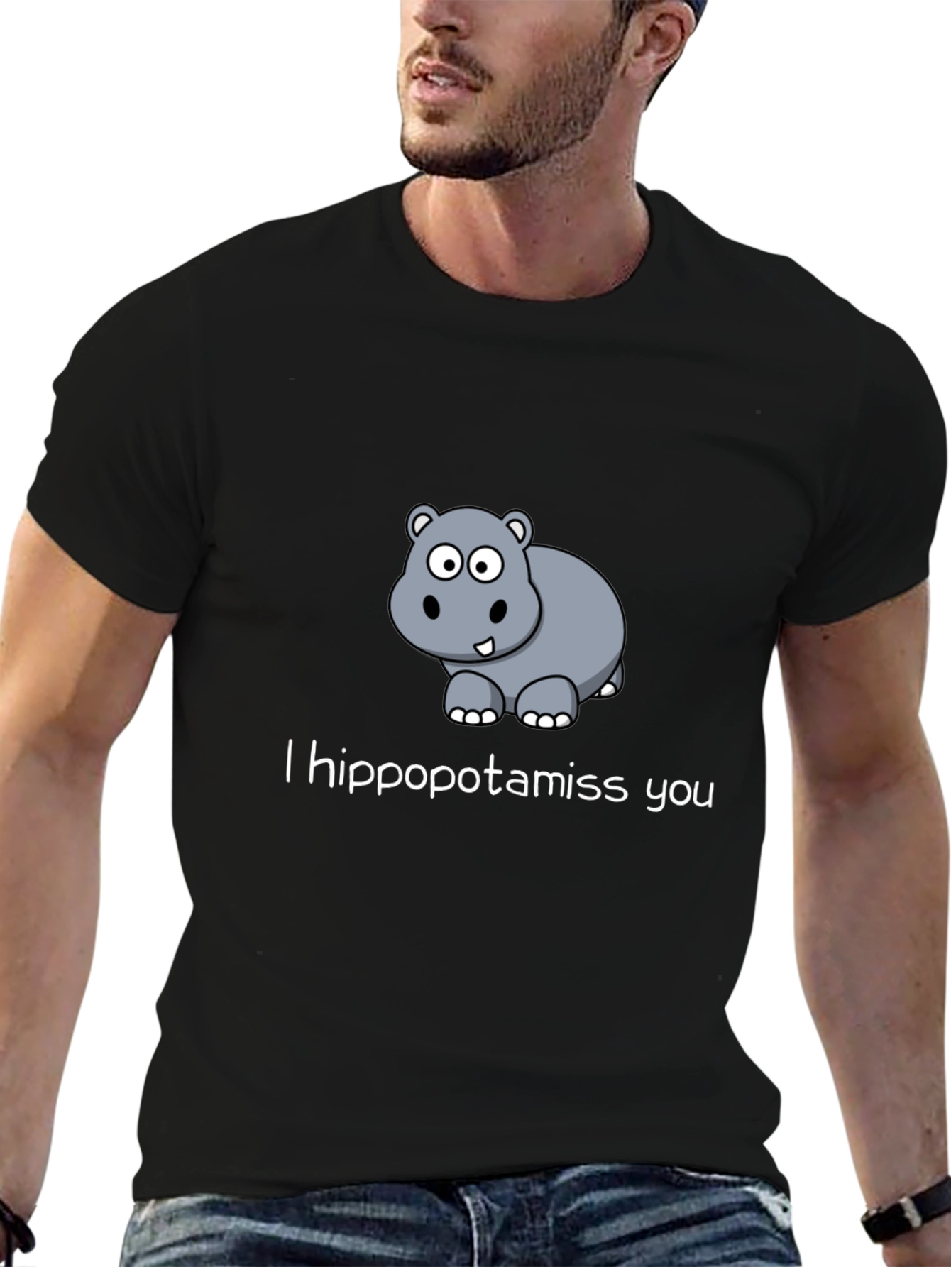 I Hippopotamiss You - Graphic T-Shirt