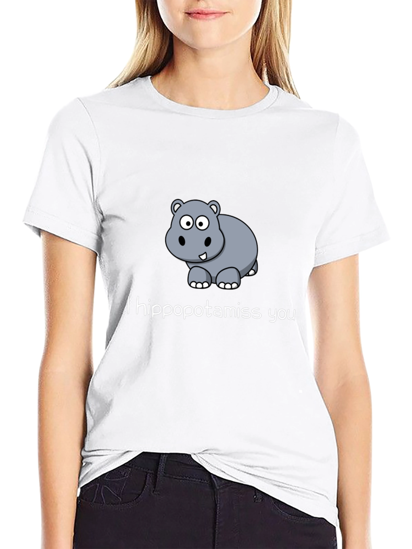 I Hippopotamiss You - Graphic T-Shirt