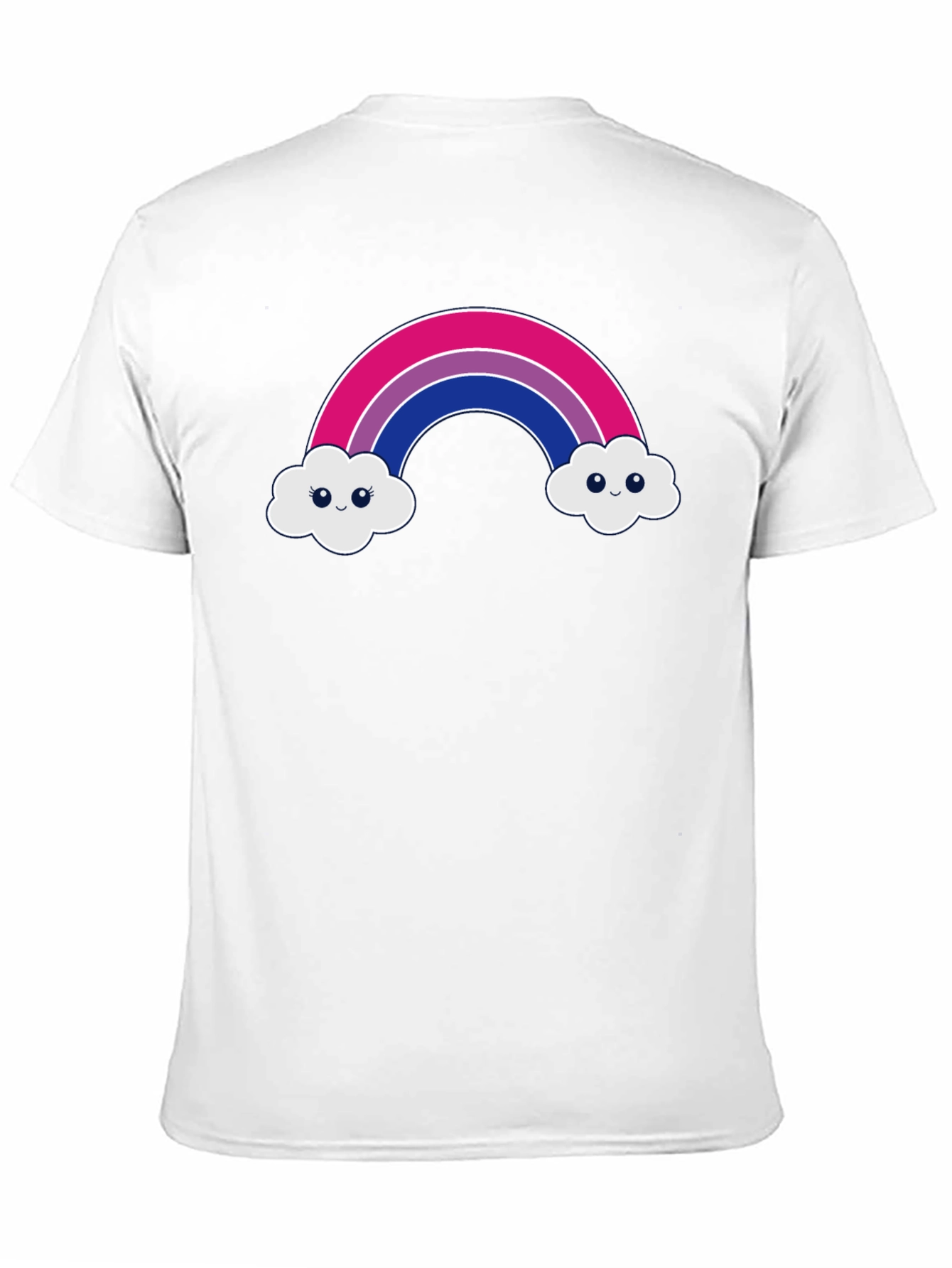 Bisexual Pride Rainbow Cloud T-Shirt