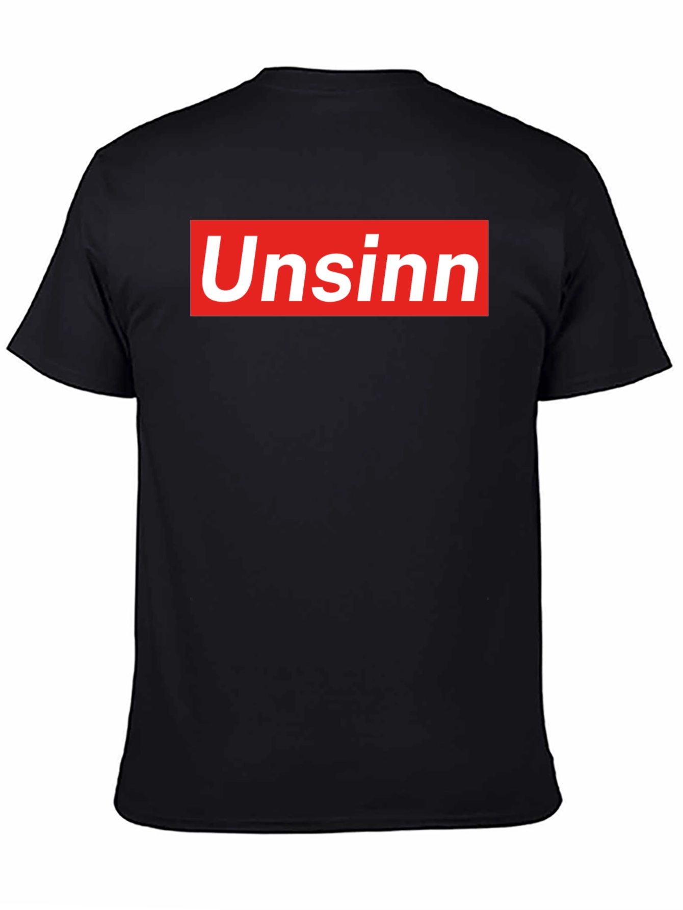 UnSinn Parody Graphic T-Shirt - Black Cotton Tee