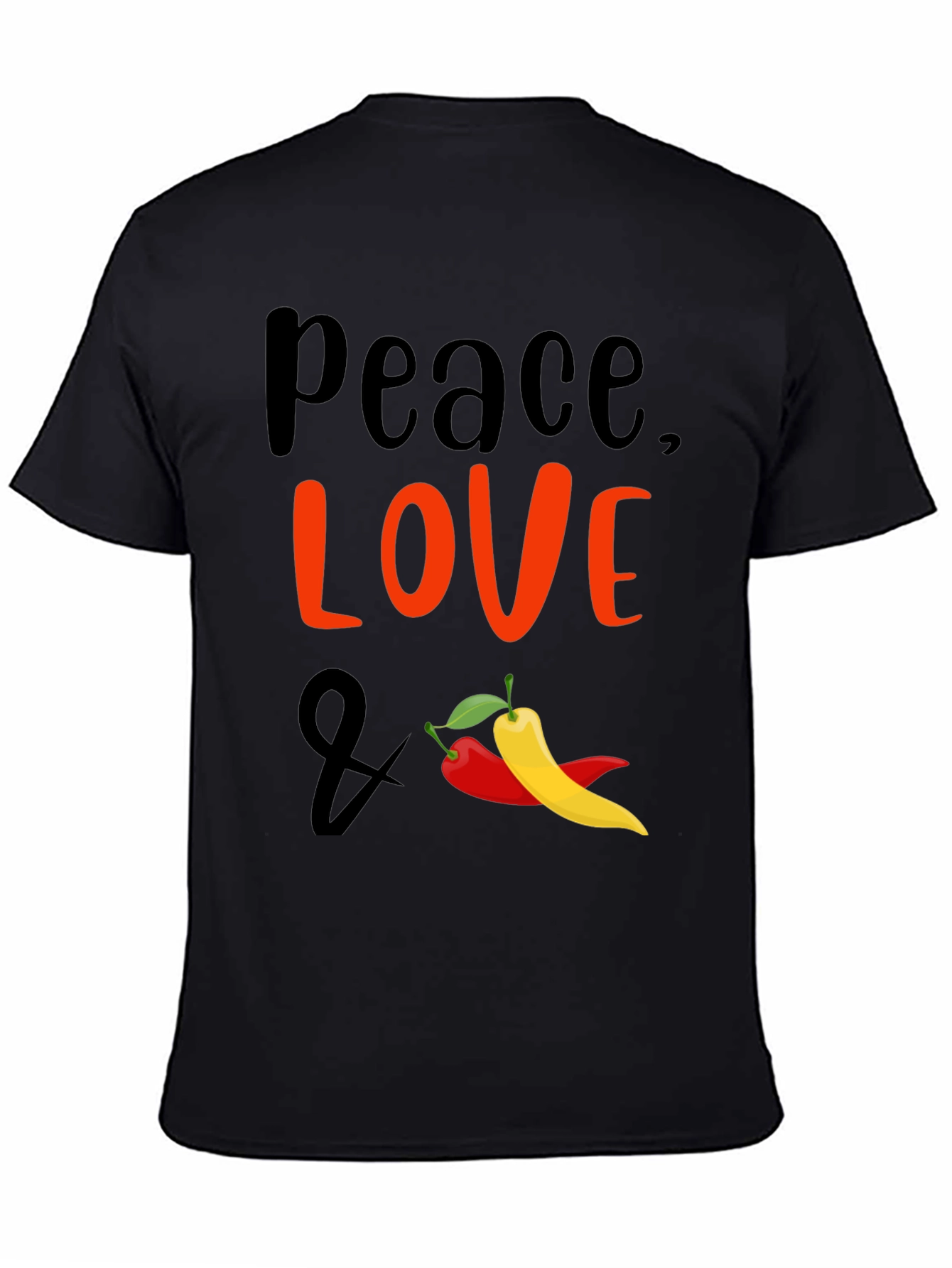 Peace Love & Peppers Graphic T-Shirt