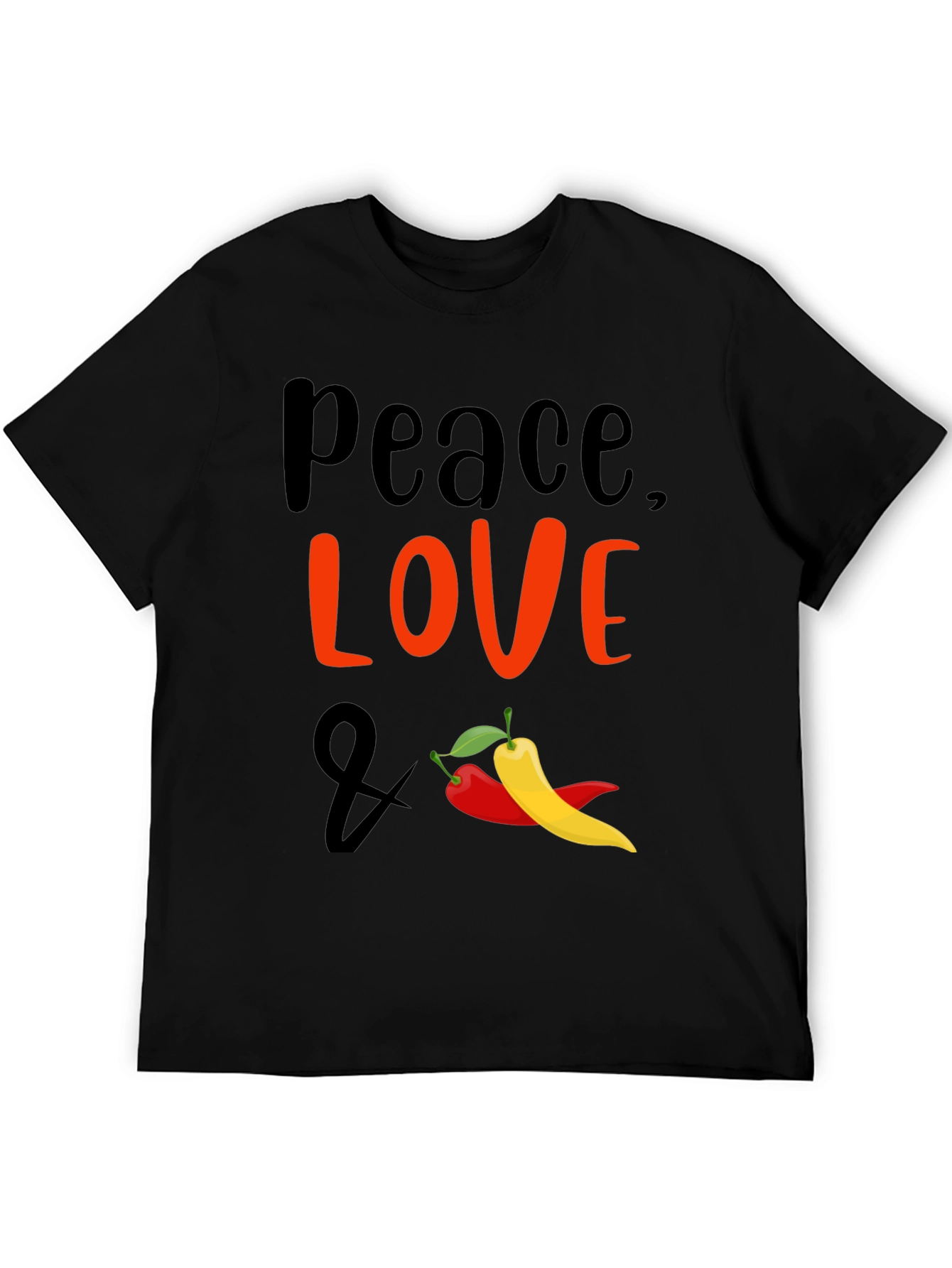 Peace Love & Peppers Graphic T-Shirt