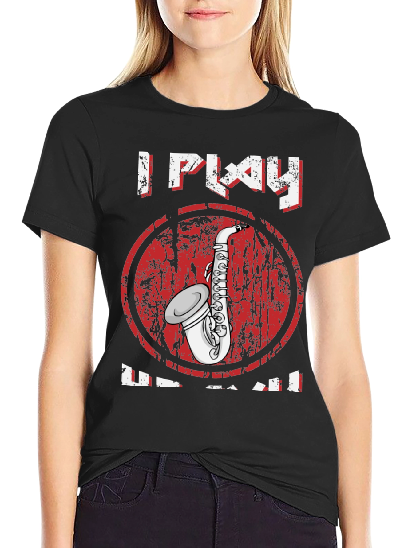 I Play Sax T-Shirt - Music Lover Tee