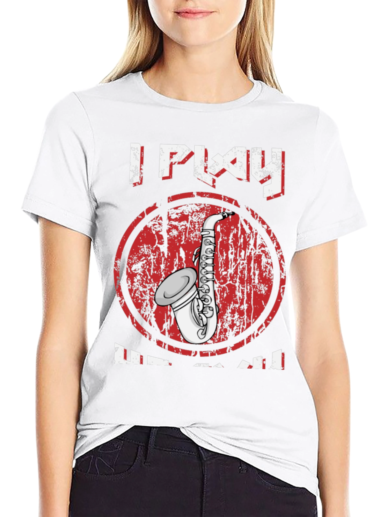 I Play Sax T-Shirt - Music Lover Tee