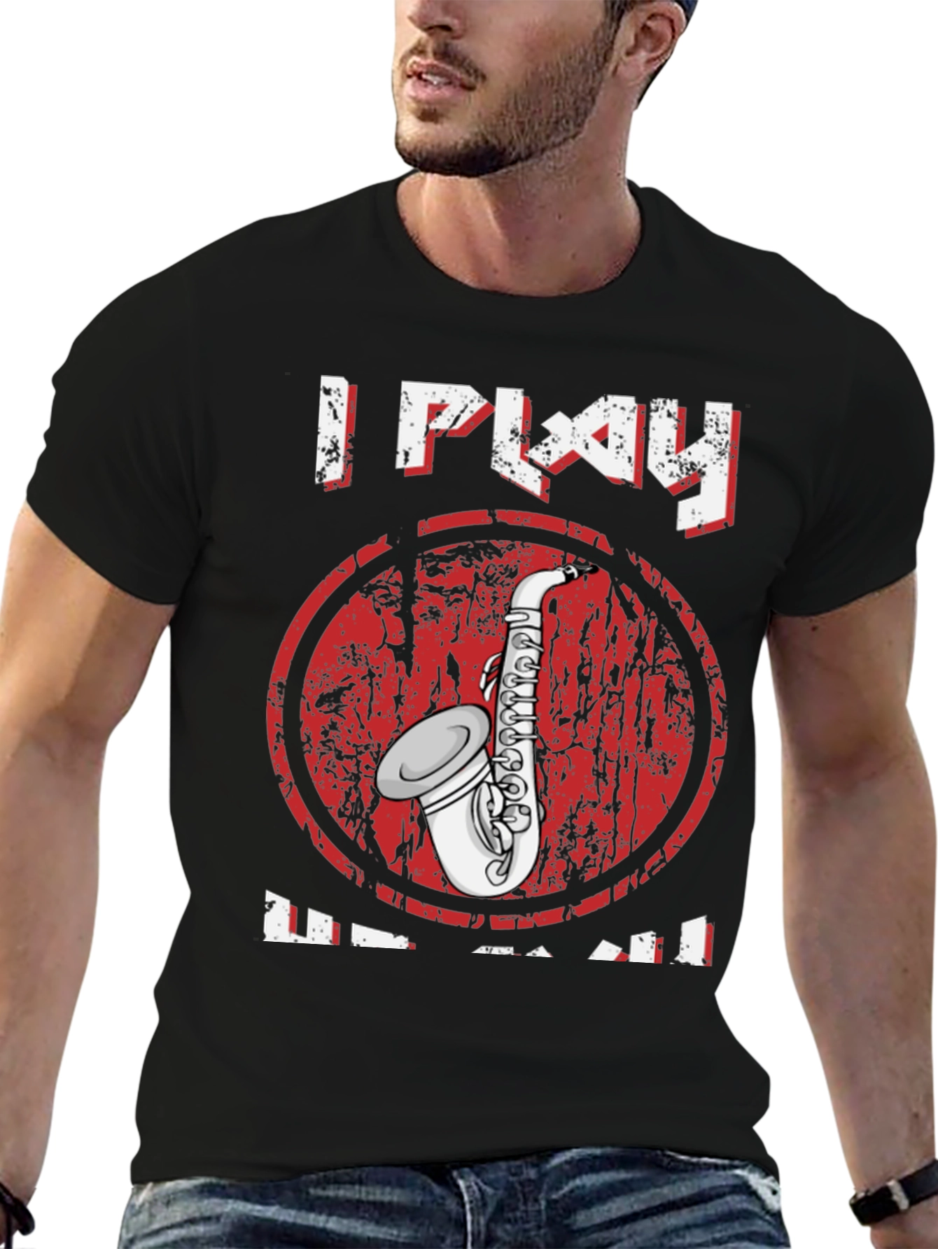 I Play Sax T-Shirt - Music Lover Tee
