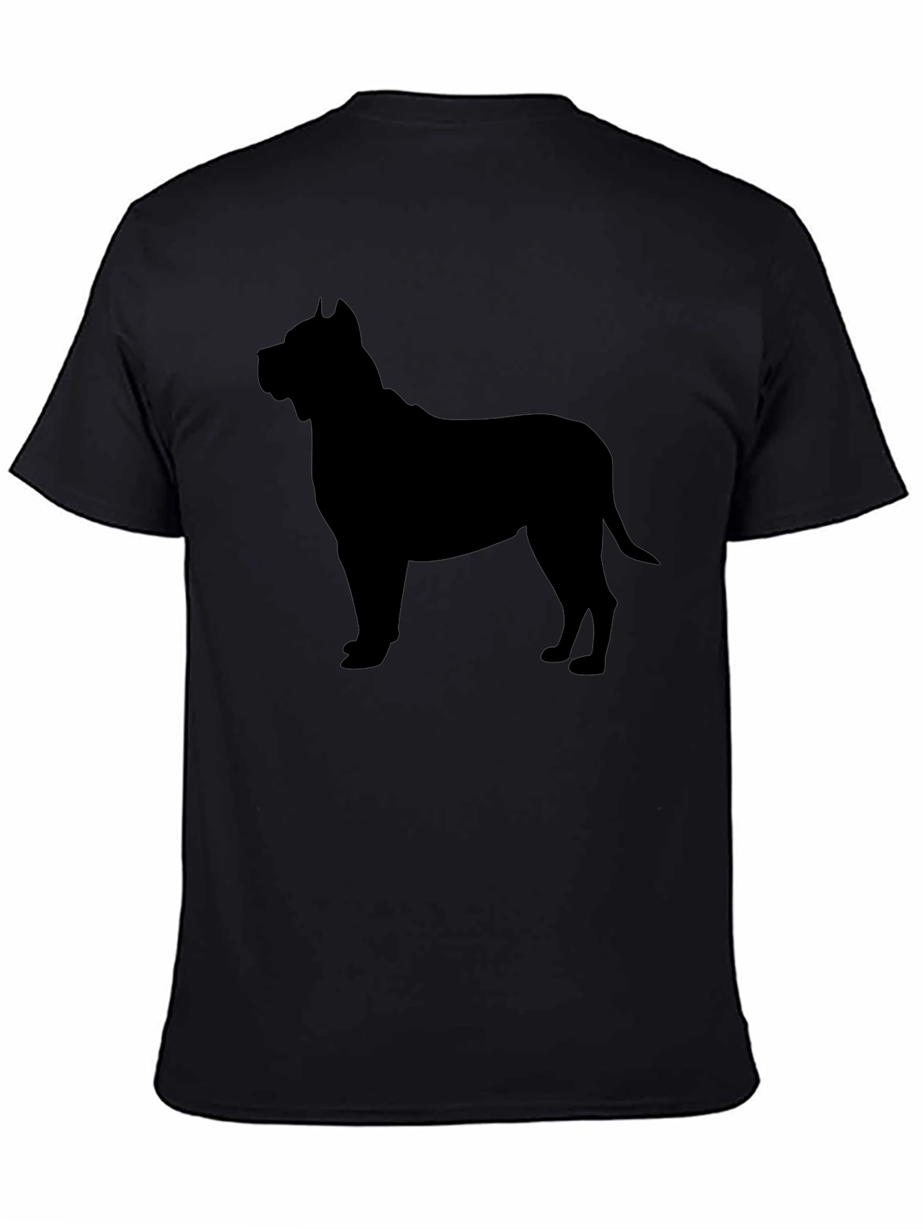 Black Dog Silhouette T-Shirt