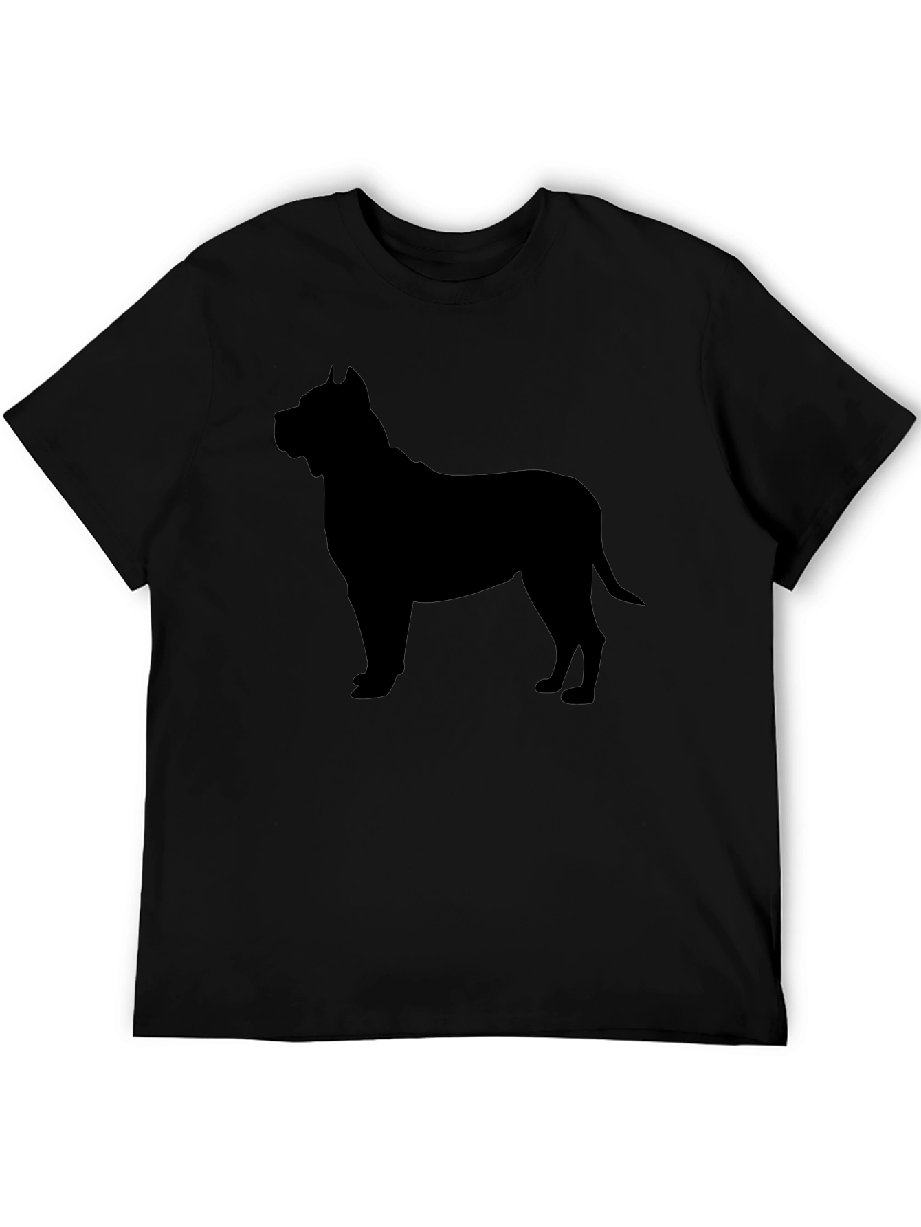 Black Dog Silhouette T-Shirt