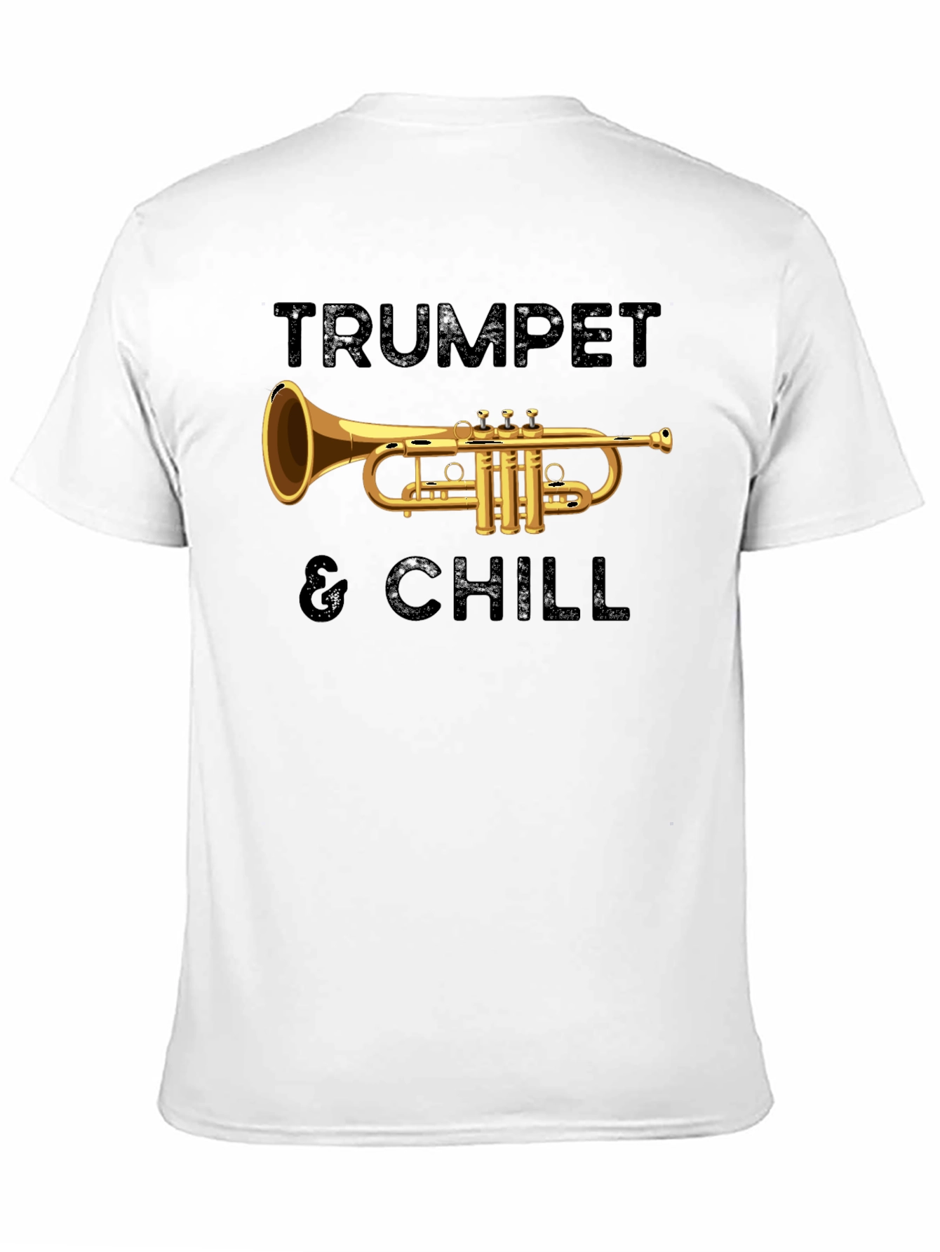 Trumpet & Chill Graphic Tee - Music Lovers T-Shirt