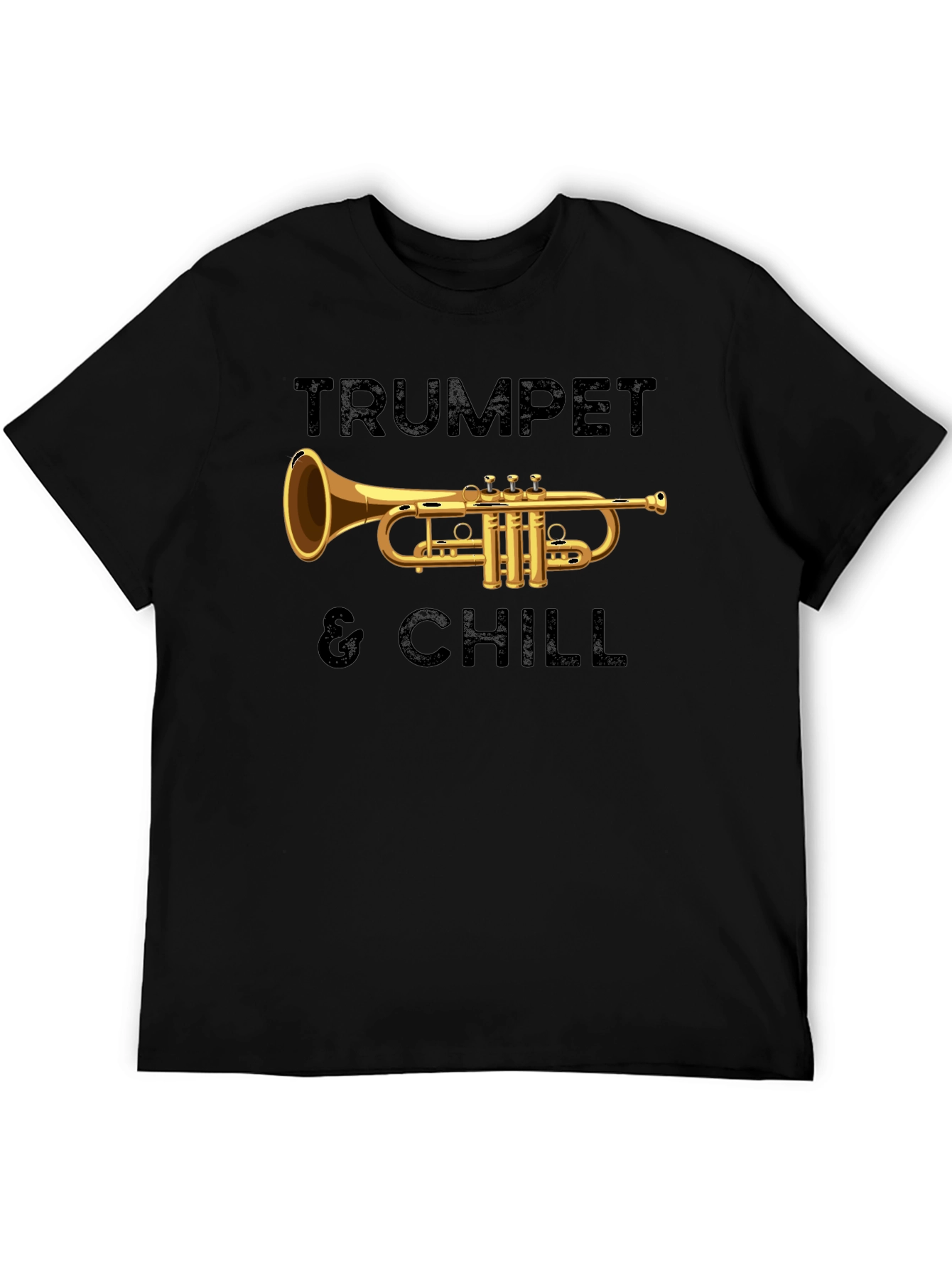 Trumpet & Chill Graphic Tee - Music Lovers T-Shirt