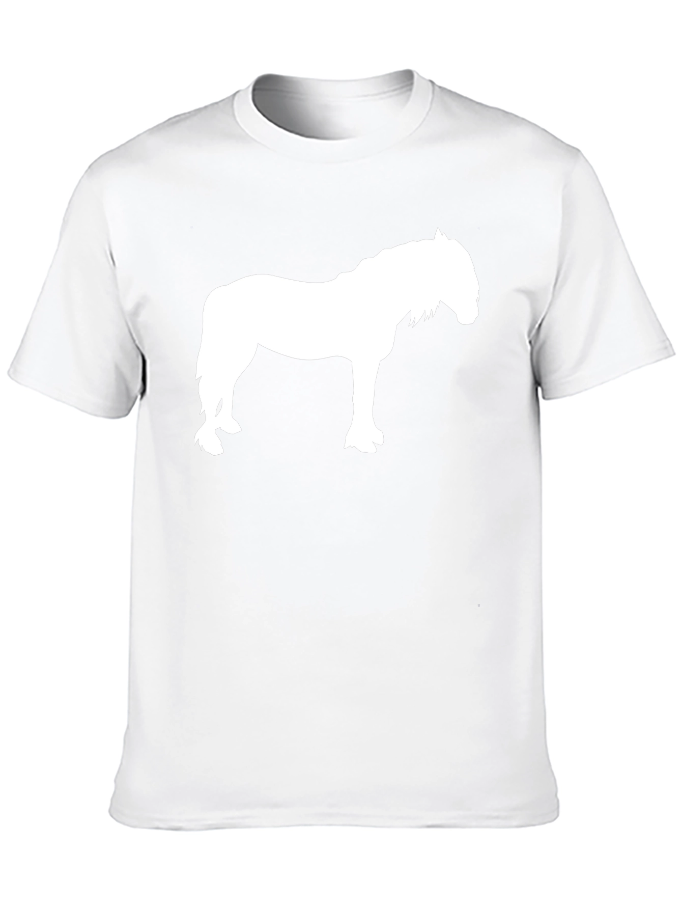 Black Horse Silhouette T-Shirt