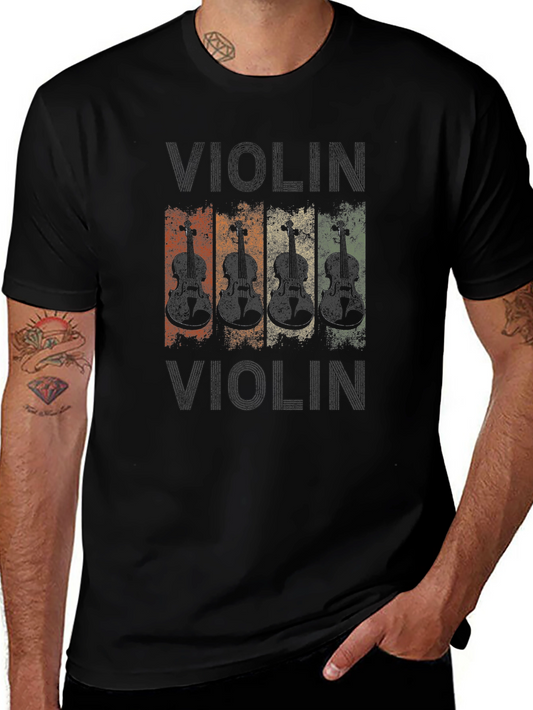 Vintage Violin Music Lover T-Shirt