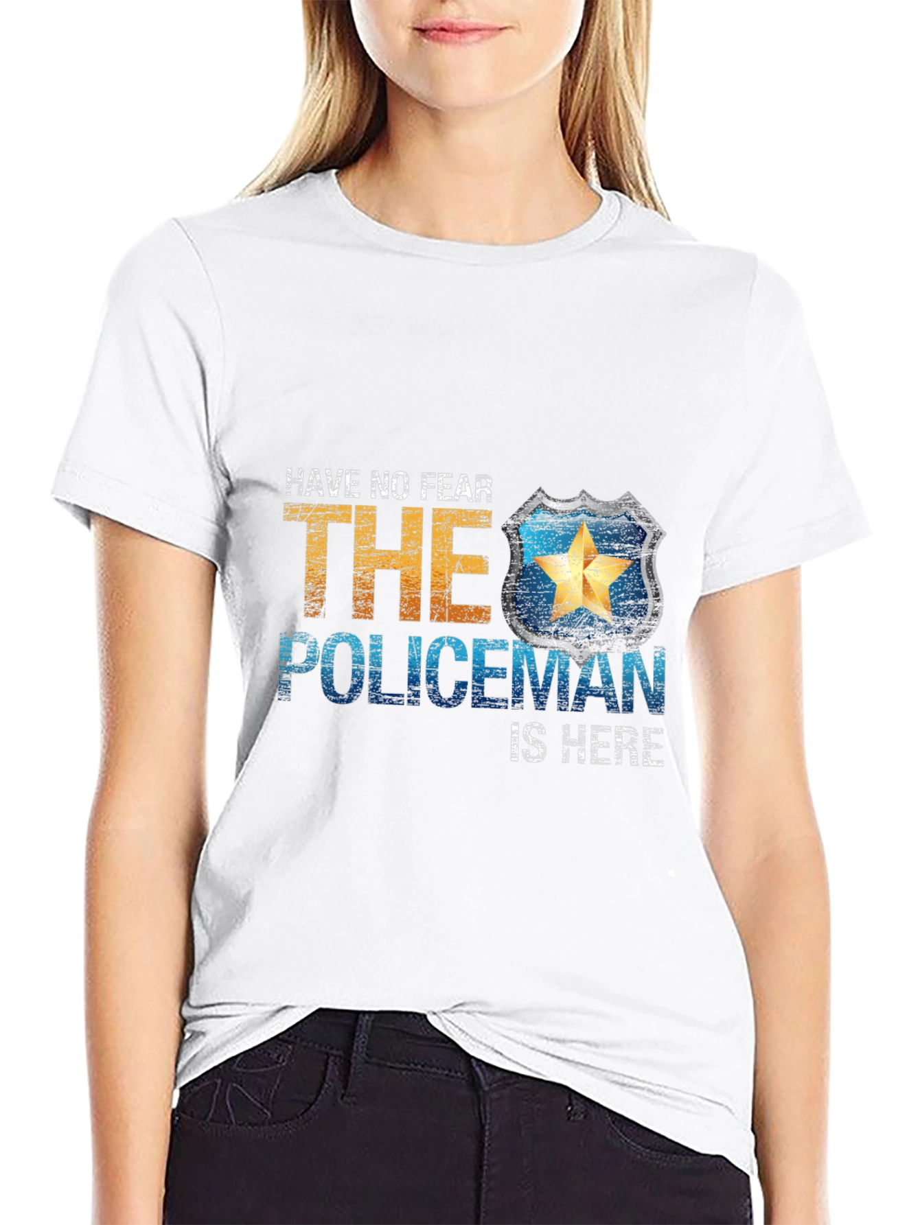 Have No Fear The Policeman Is Here T-Shirt