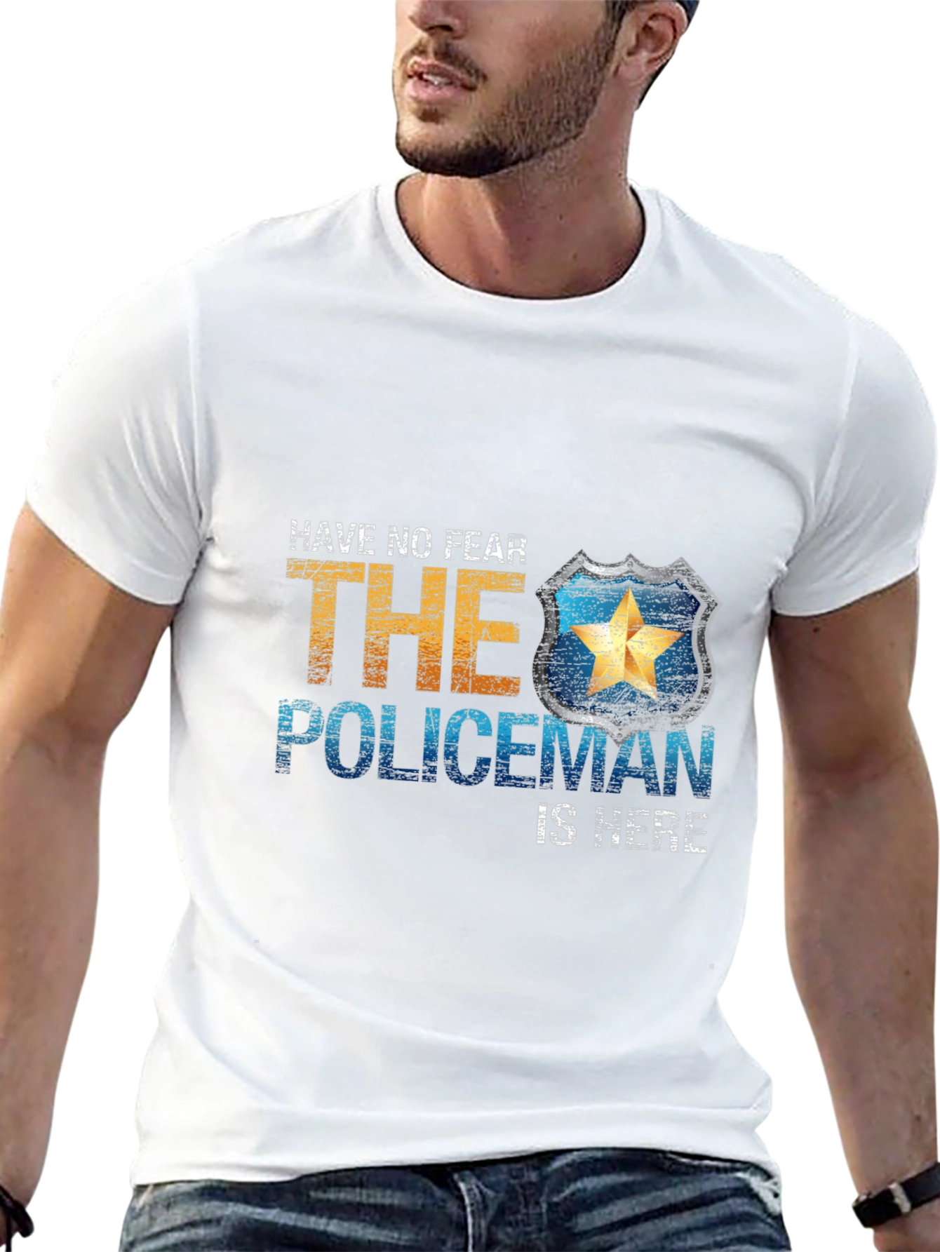 Have No Fear The Policeman Is Here T-Shirt