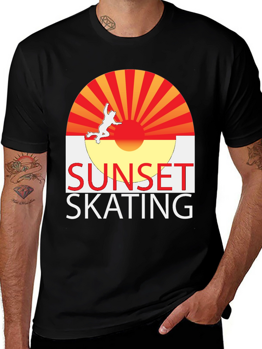 Sunset Skating Graphic Tee