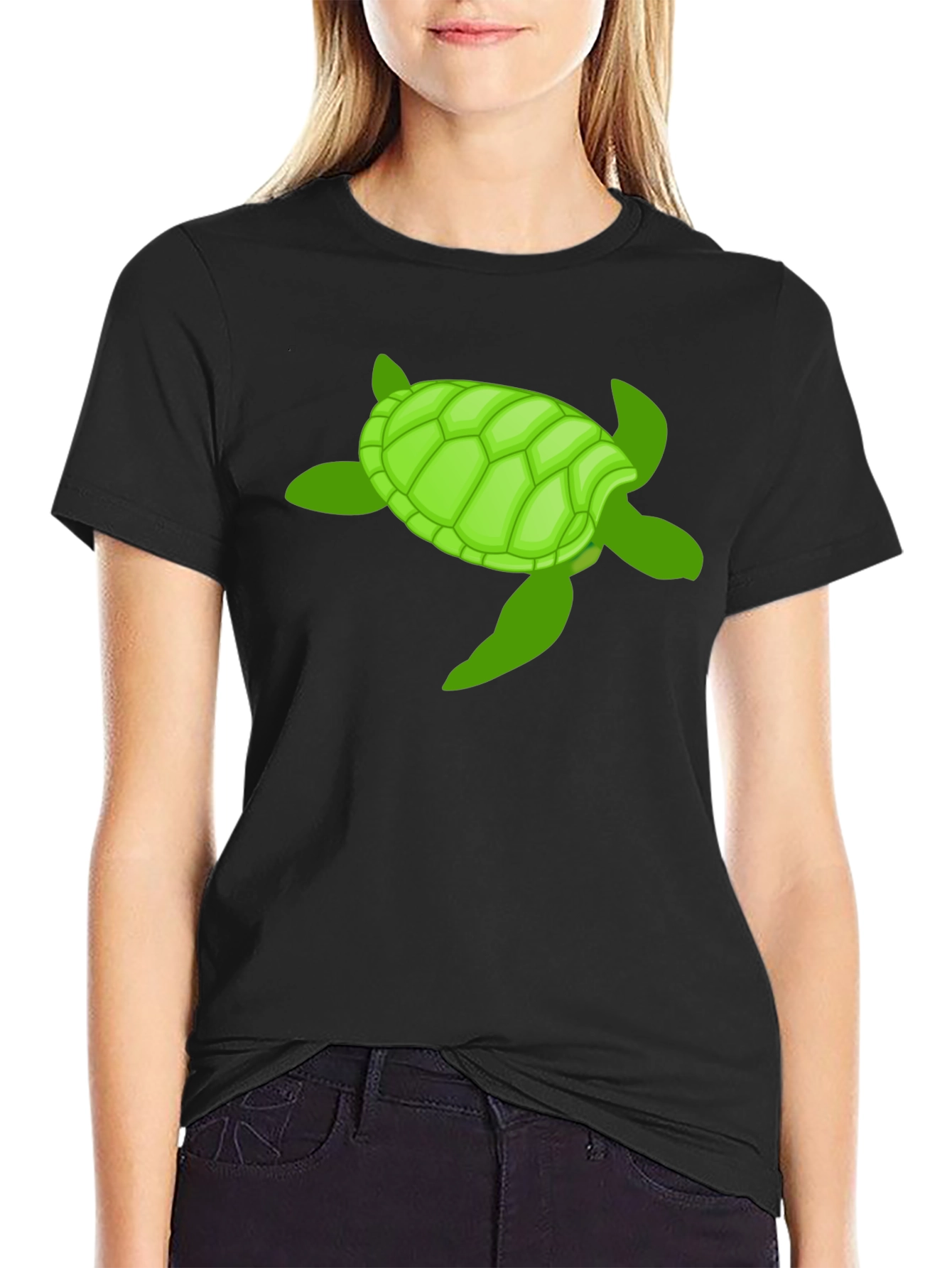 Turtle Graphic Tee -  Cool Marine Life Shirt