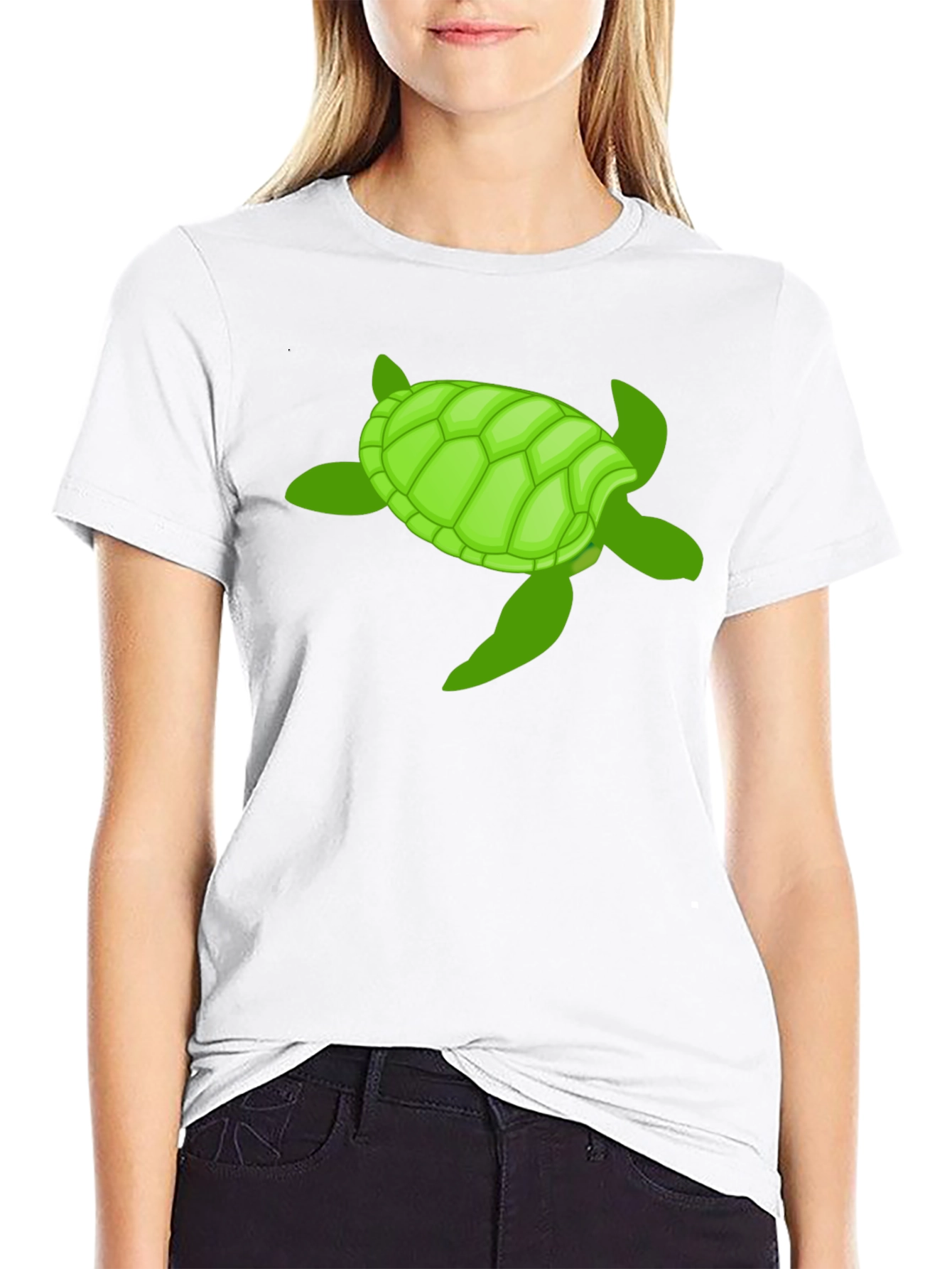 Turtle Graphic Tee -  Cool Marine Life Shirt