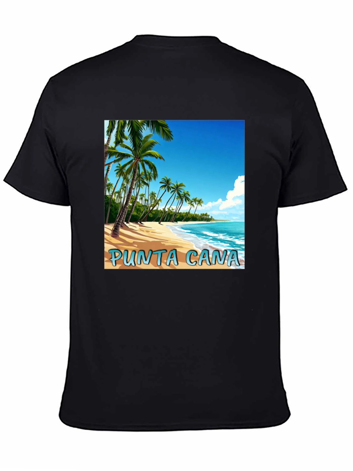 Punta Cana Beach Graphic T-Shirt - Tropical Vacation Tee