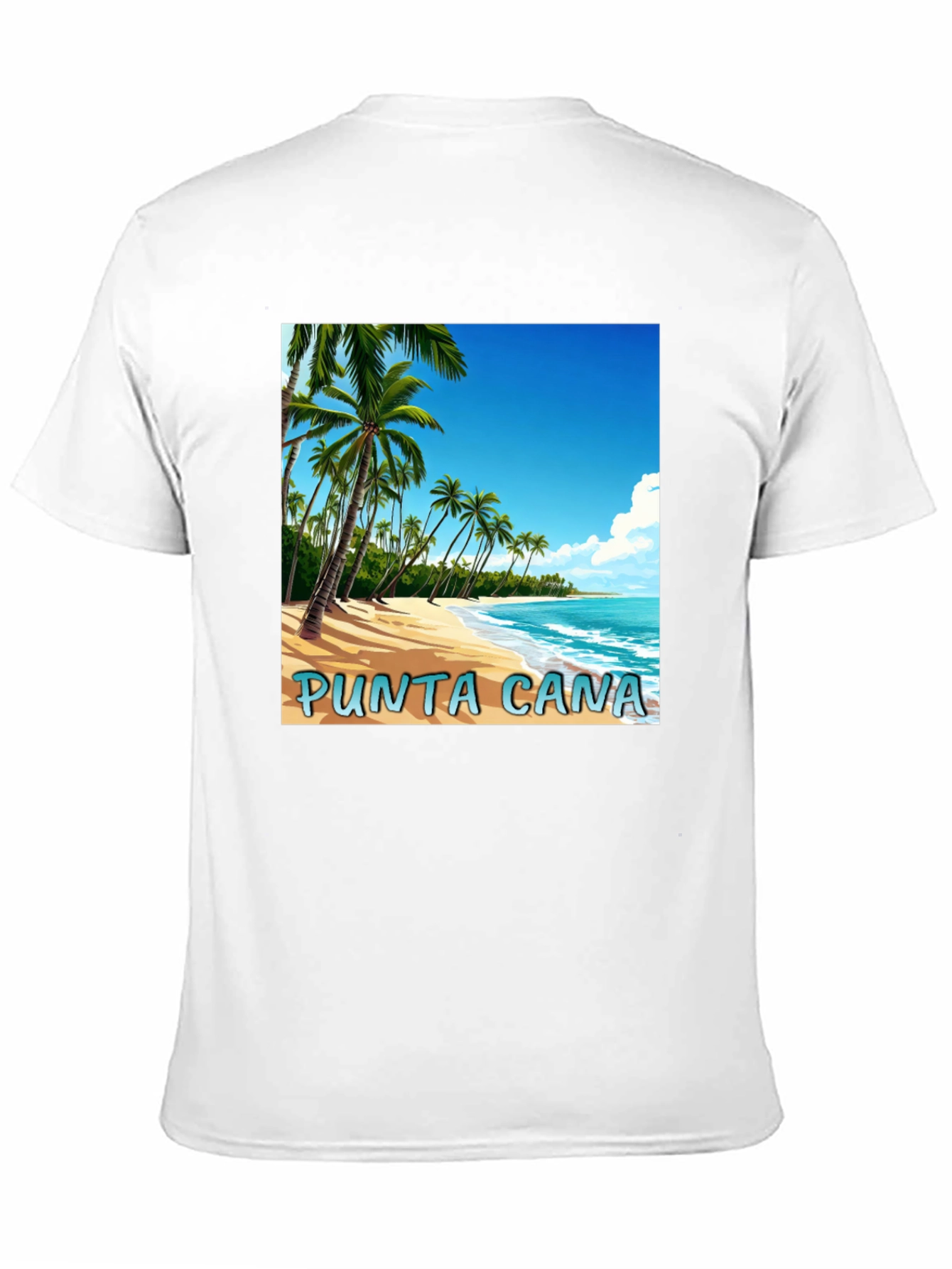 Punta Cana Beach Graphic T-Shirt - Tropical Vacation Tee