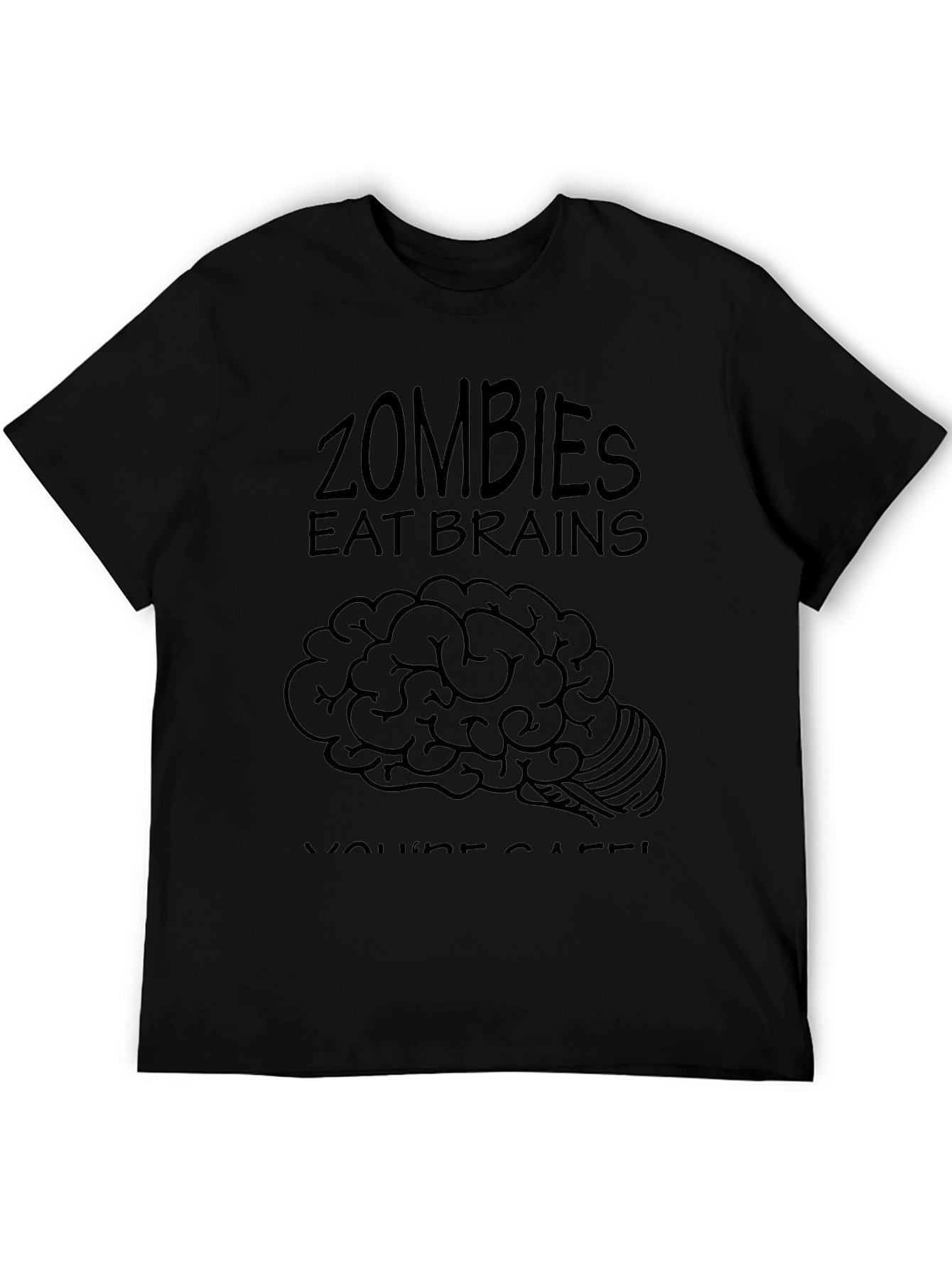 Zombie Brains Graphic Tee - Sarcastic Humor T-Shirt