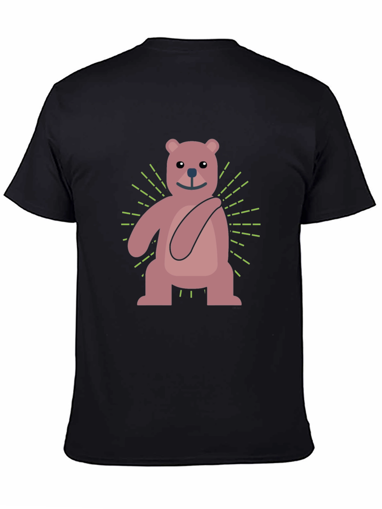 Cute Cartoon Bear Graphic T-Shirt